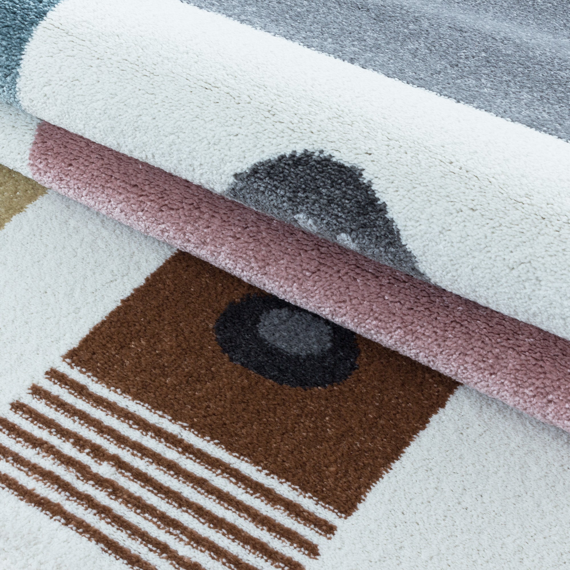 Tapis pour enfants motif animalier moderne à poils doux et facile d'entretien pour chambre d'enfant