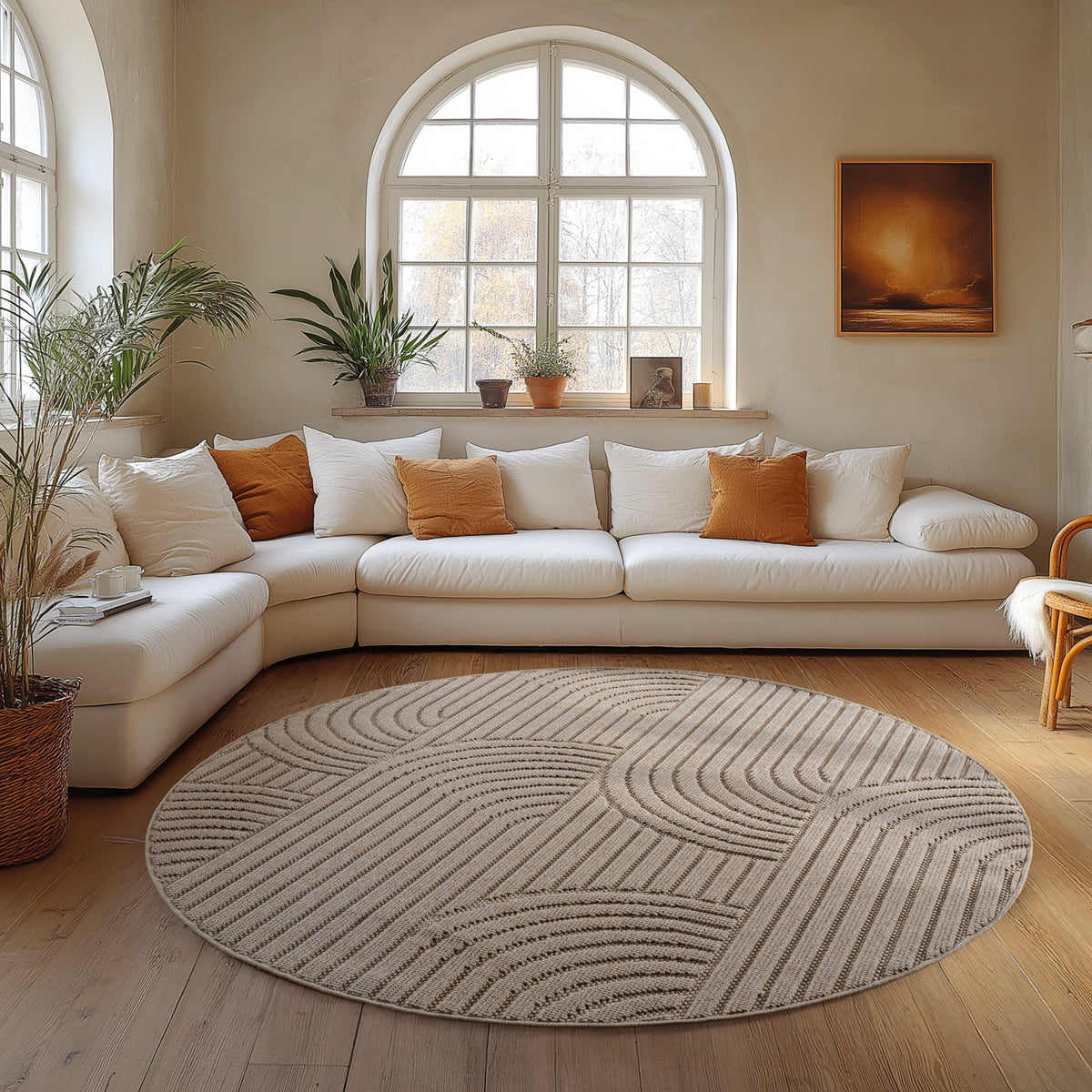 Carpettex Bouclé Teppich Schlingenflor Skandi Boho Weich