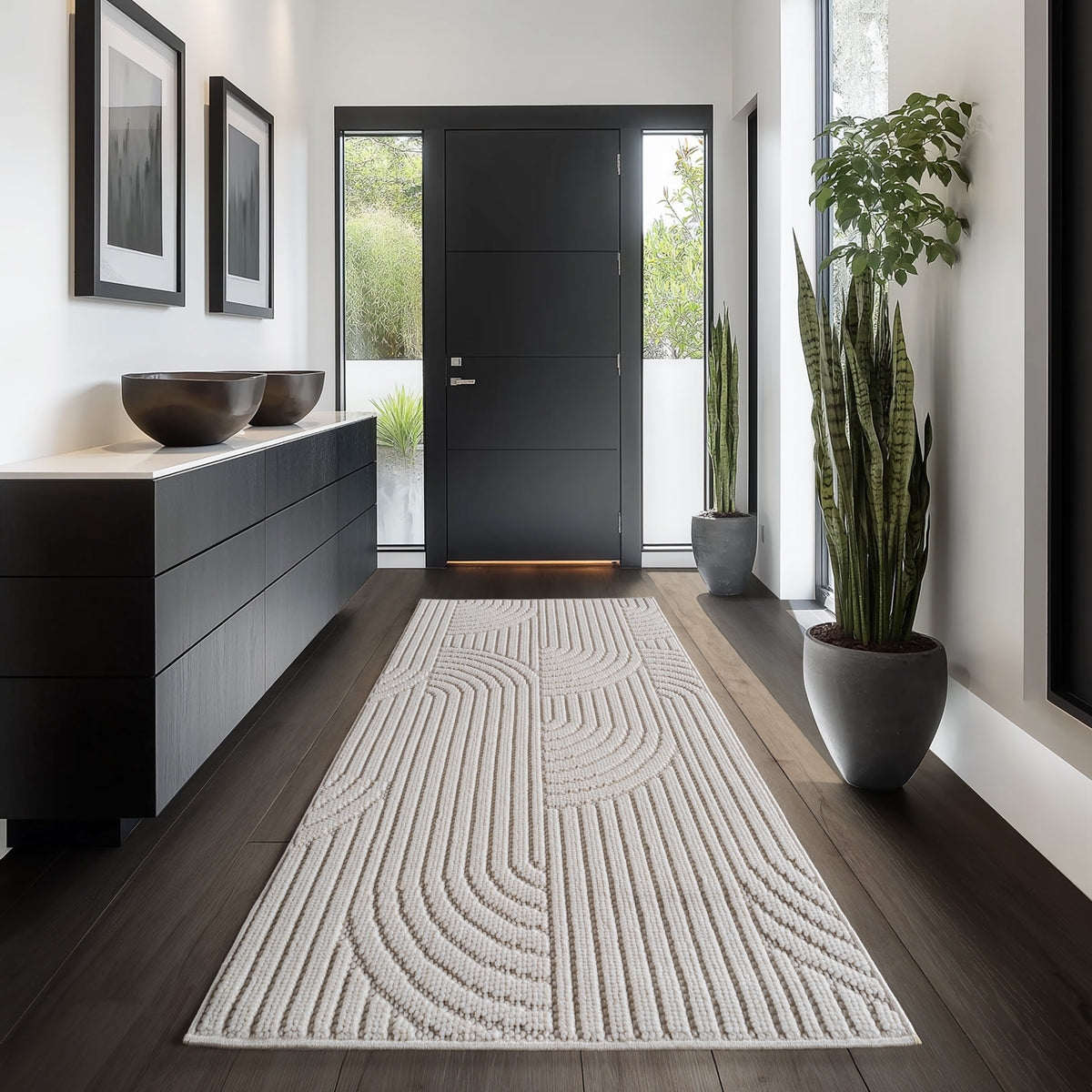 Carpettex Bouclé Teppich Schlingenflor Skandi Boho Weich