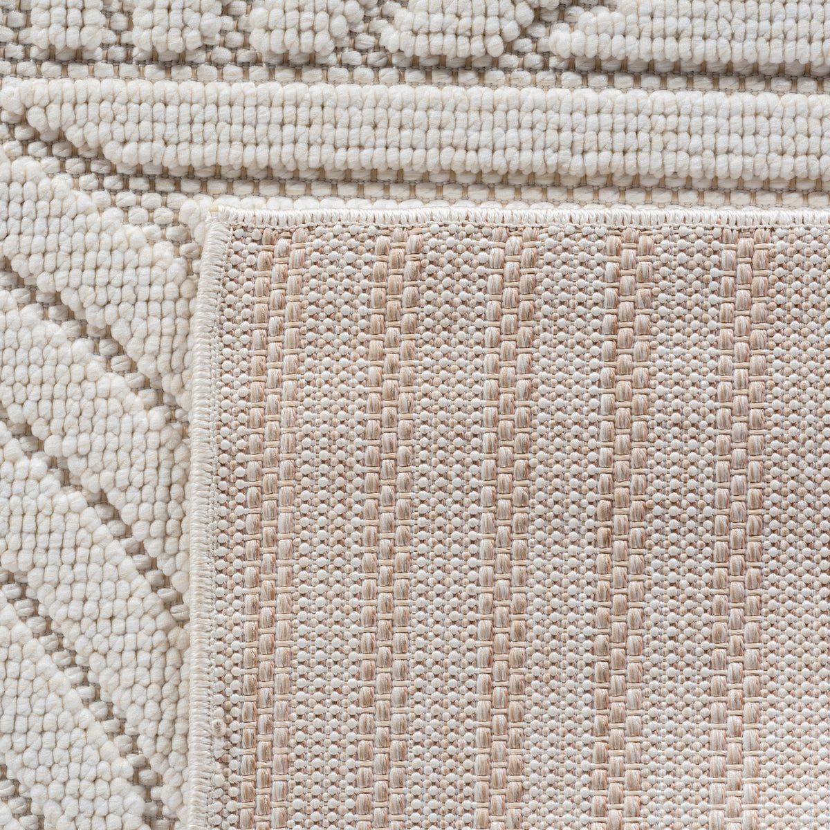 Carpettex Bouclé Teppich Schlingenflor Skandi Boho Weich