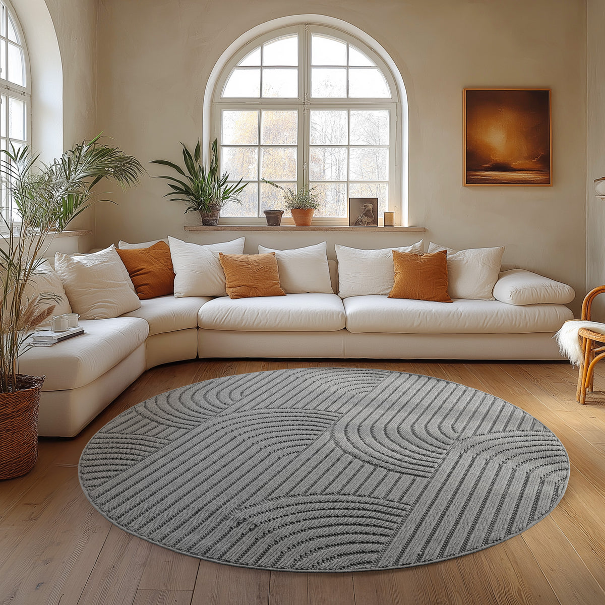 Carpettex Bouclé Teppich Schlingenflor Skandi Boho Weich