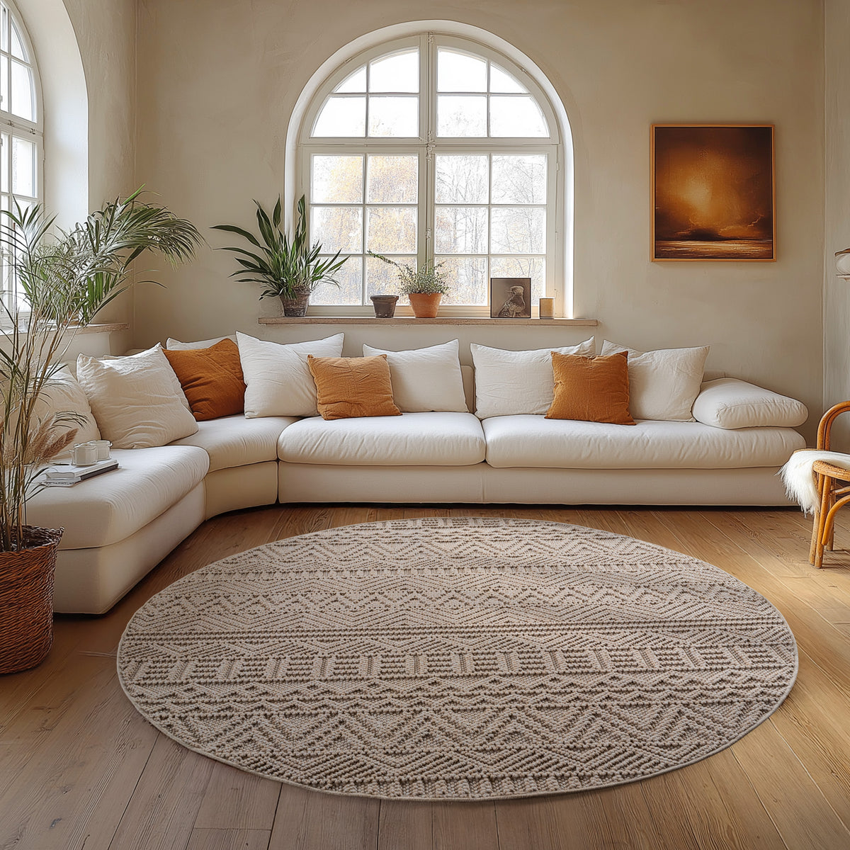 Carpettex Bouclé Teppich Schlingenflor Skandi Vintage Weich