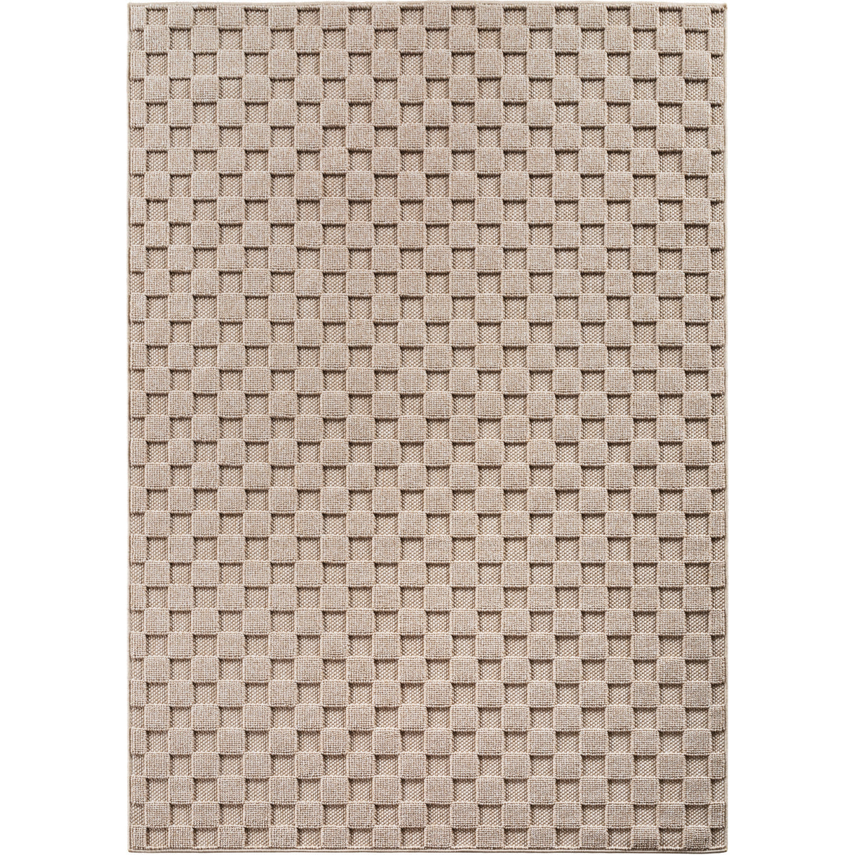 Carpettex Bouclé Teppich Schlingenflor Skandi Karo Weich