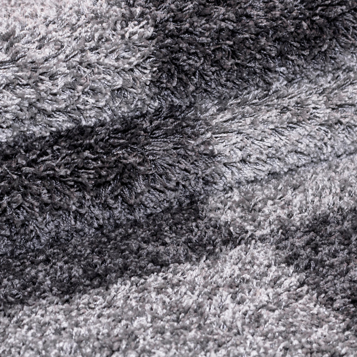 Designer Shaggy Teppich Modern Kariert Design Hochflor Teppich Wohnzimmer