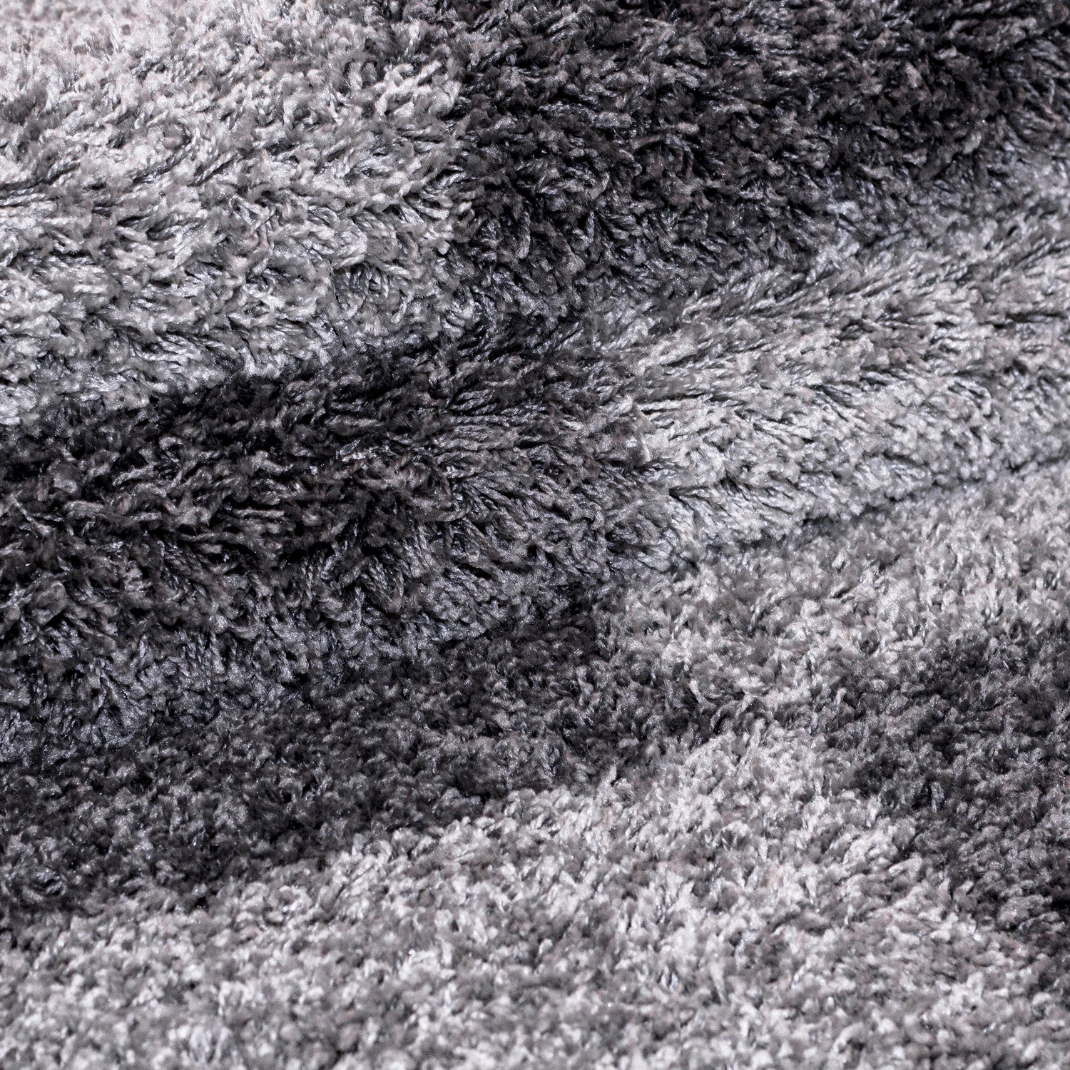 Designer Hochflor Teppich Modern Kariert Design Shaggy Teppich Wohnzimmer
