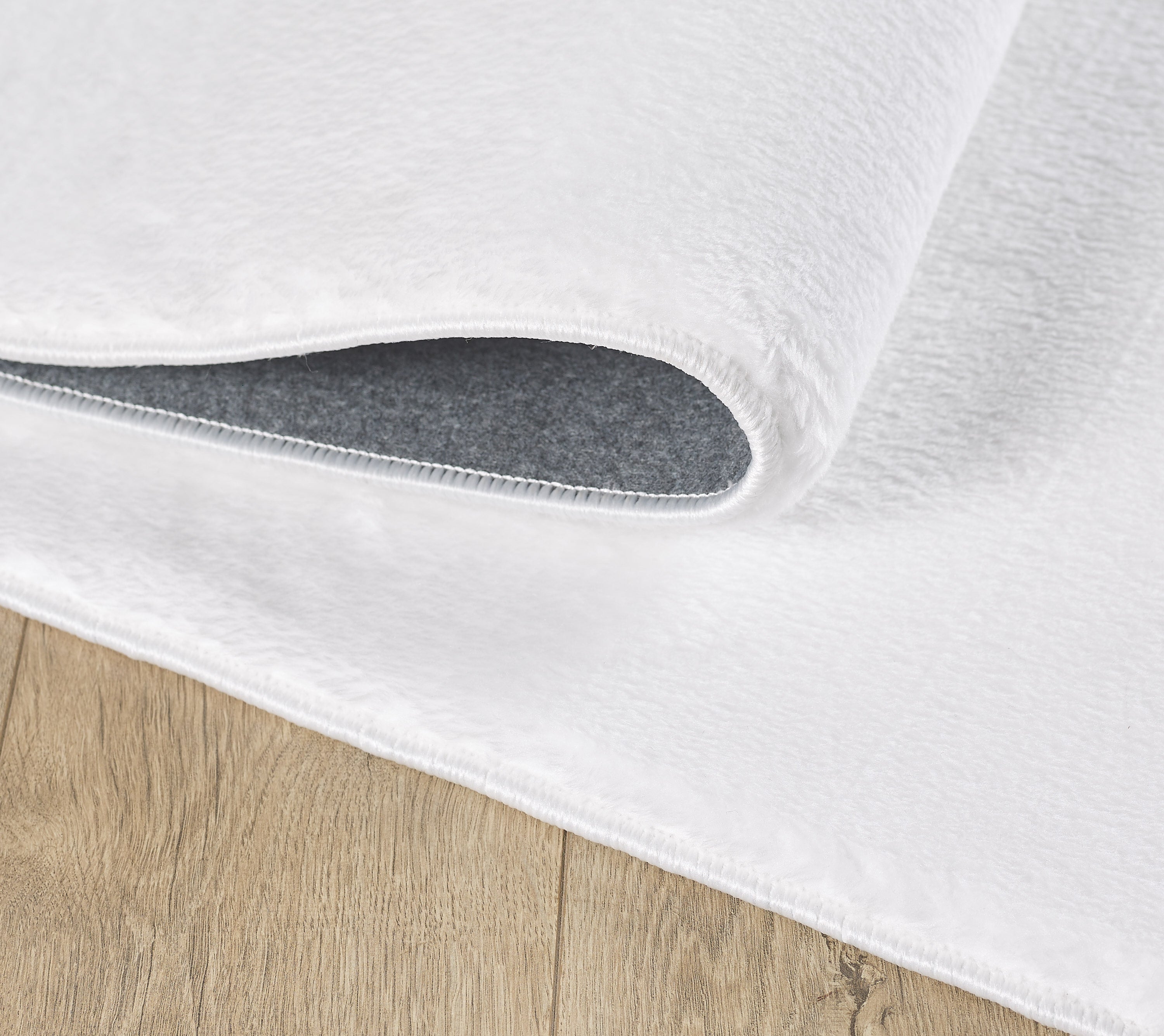 Waschbarer Hochflor Teppich Wohnzimmer Einfarbig Kunstfell Plüsch Super Weich