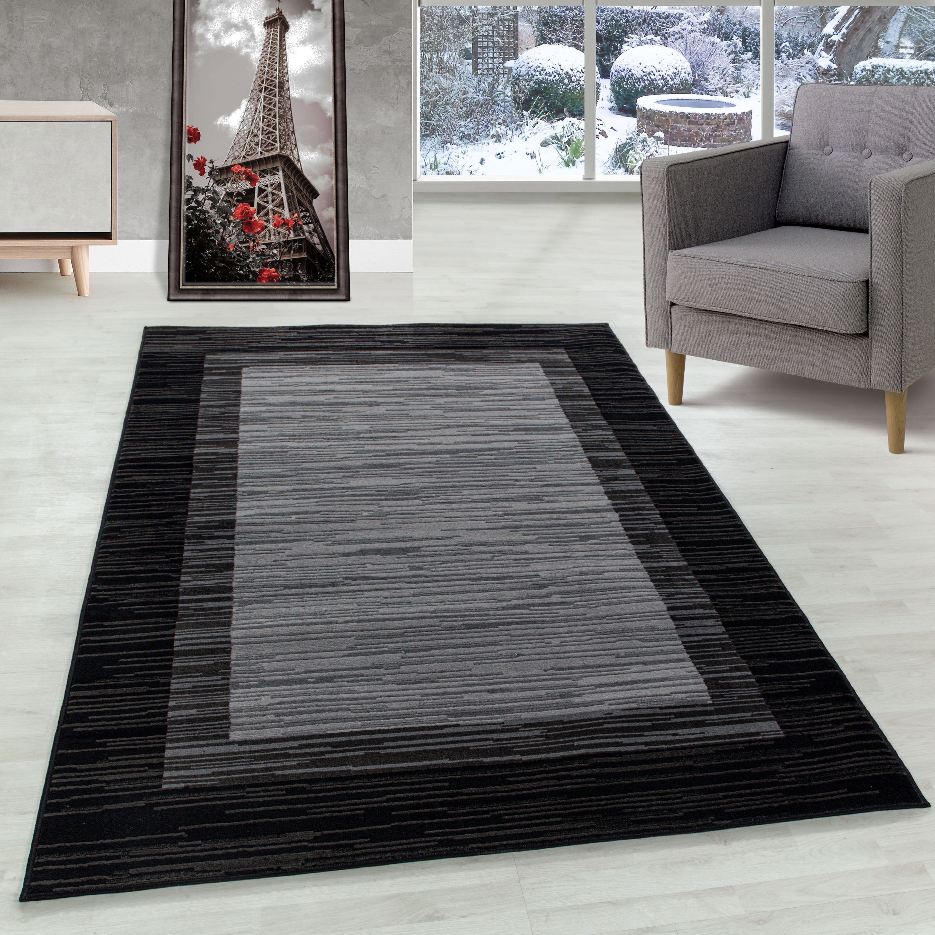 Modern Kurzflor Teppiche Geometrisch Design Weicher Flor Teppich Wohnzimmer