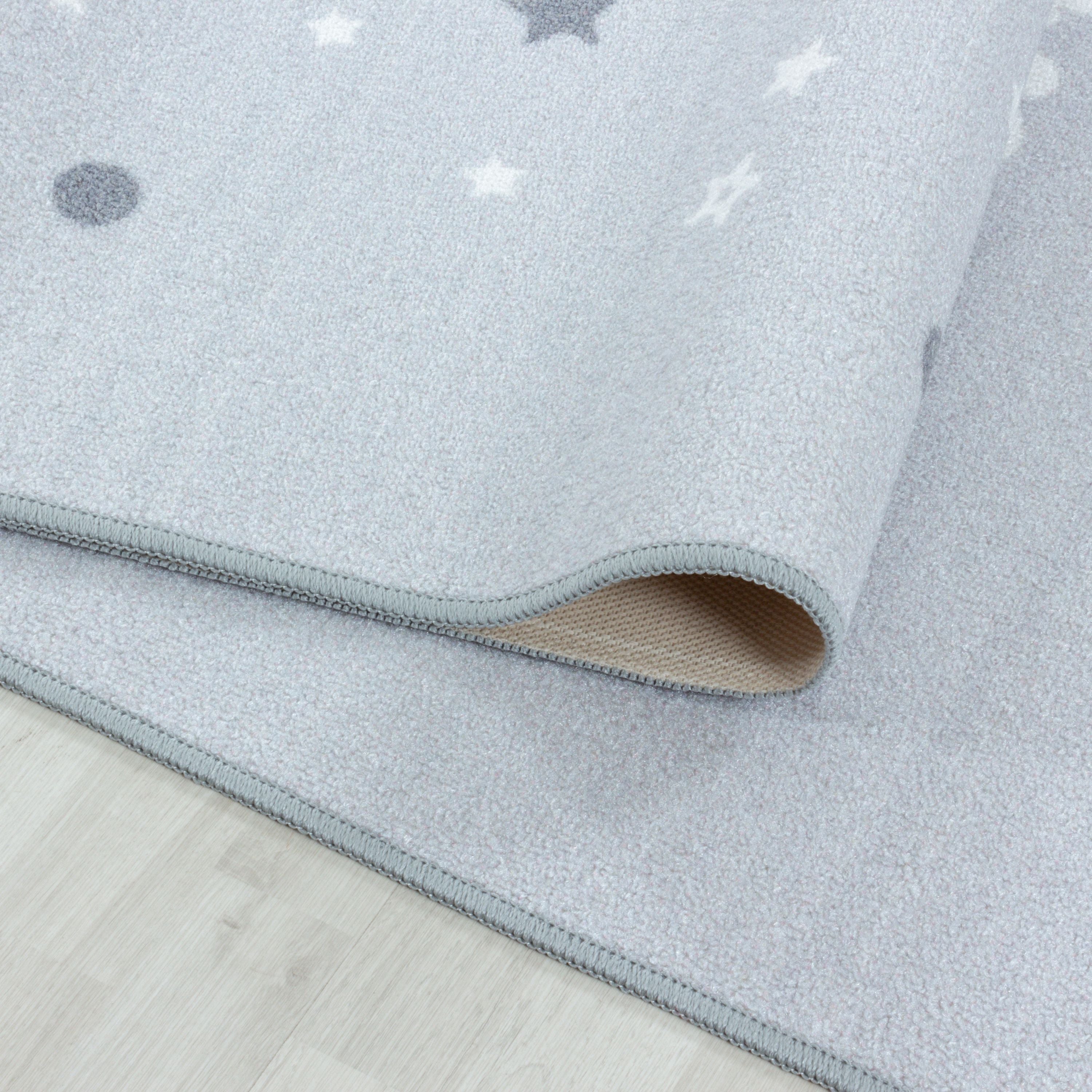 Tapis Enfant Tapis Design Étoile Chambre Enfant Antidérapant Lavable Facile d'entretien
