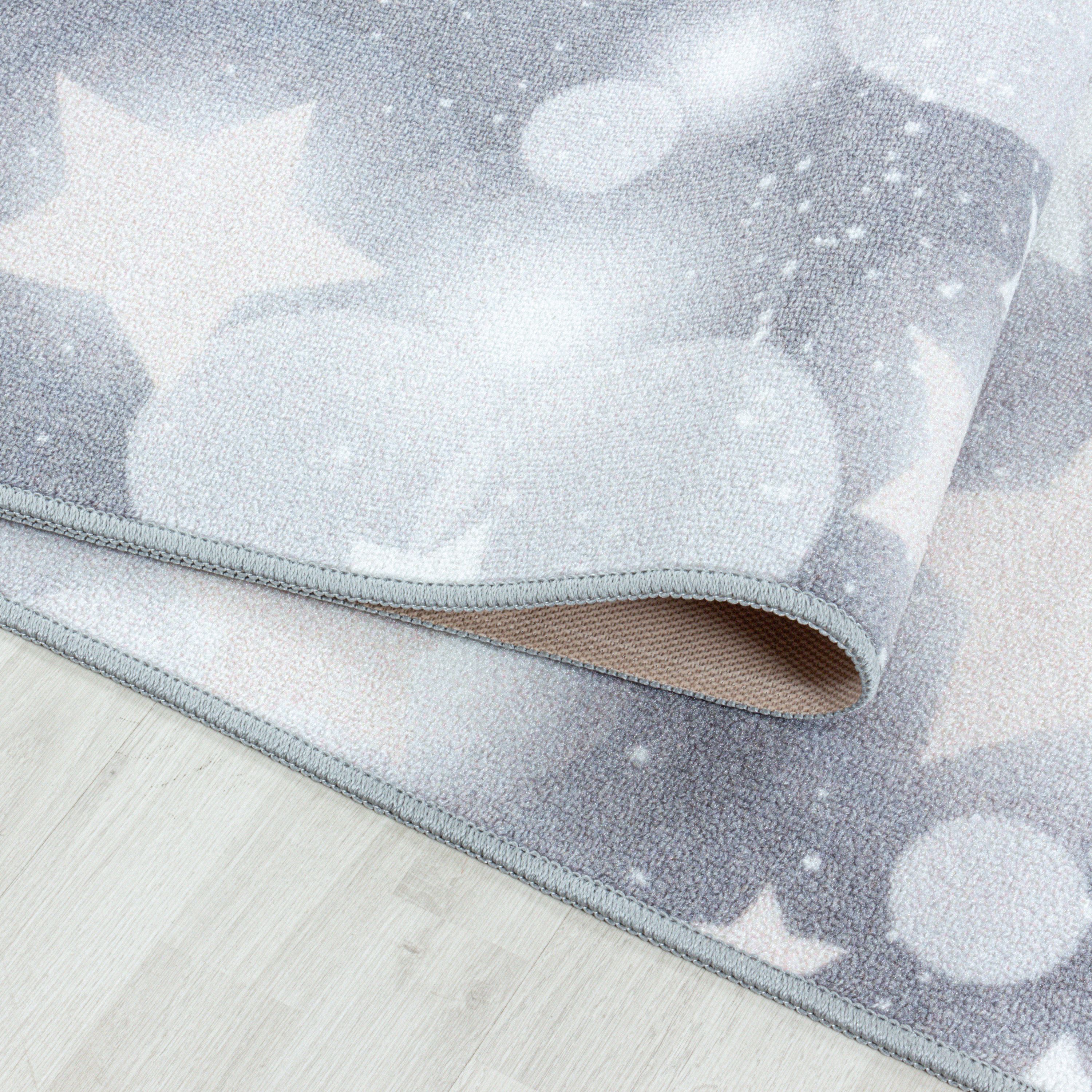Tapis enfant filles tapis design étoile tapis de jeu chambre enfant antidérapant