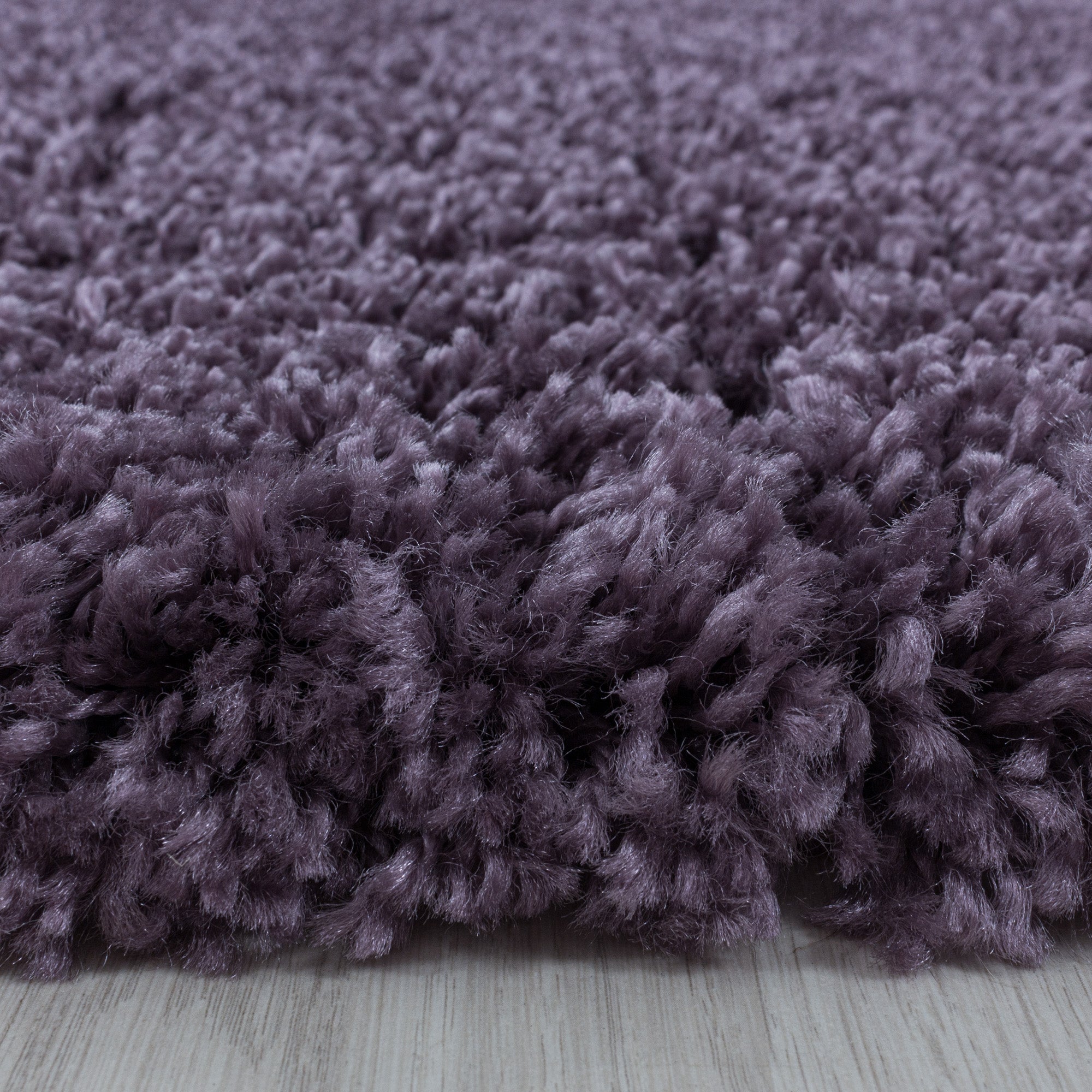 Teppich Wohnzimmer Hochflor Einfarbiges Design Langflor Shaggy Modern Flauschig