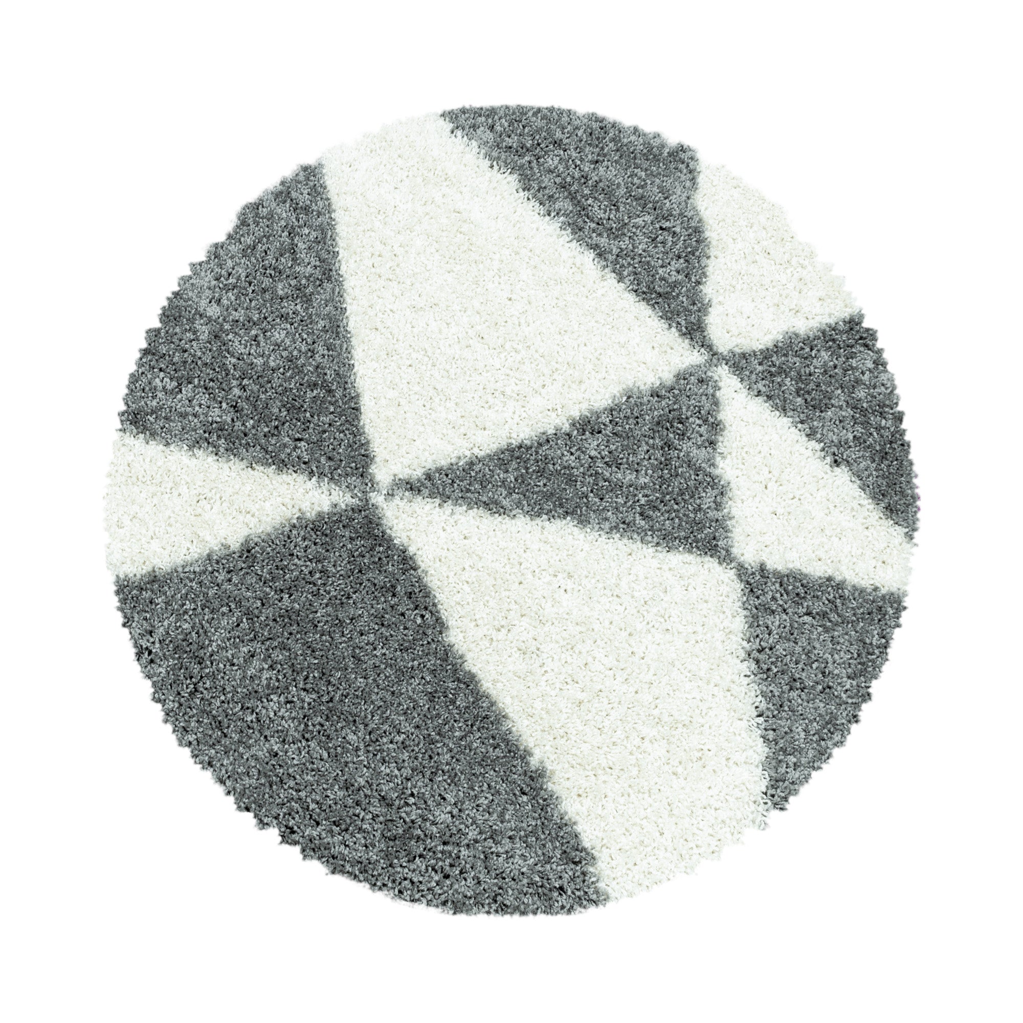 Deep pile rug, long pile meander design, fluffy shaggy rug for living room