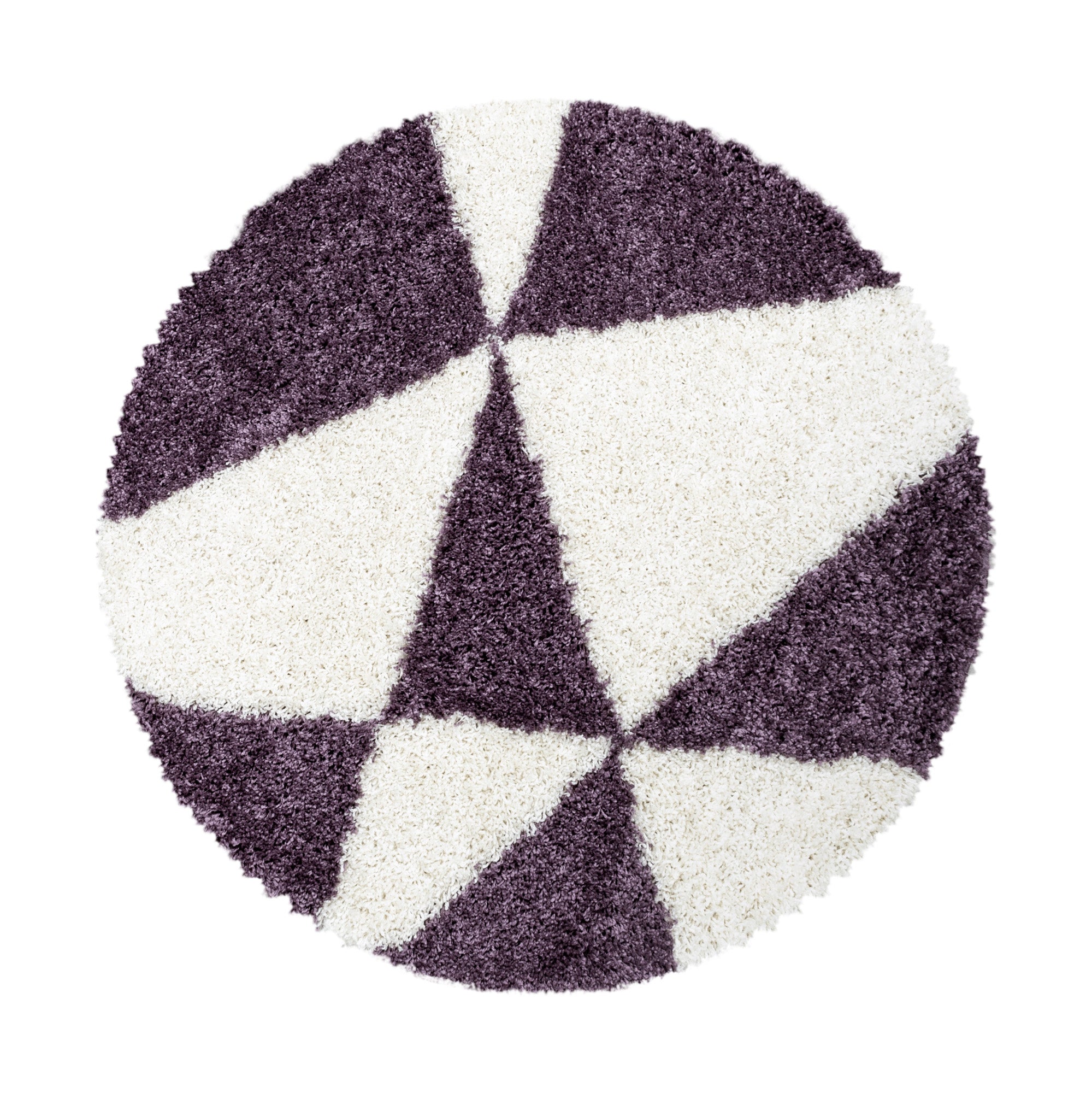 Tapis à poils longs, motif méandre à poils longs, tapis à poils longs moelleux pour le salon.