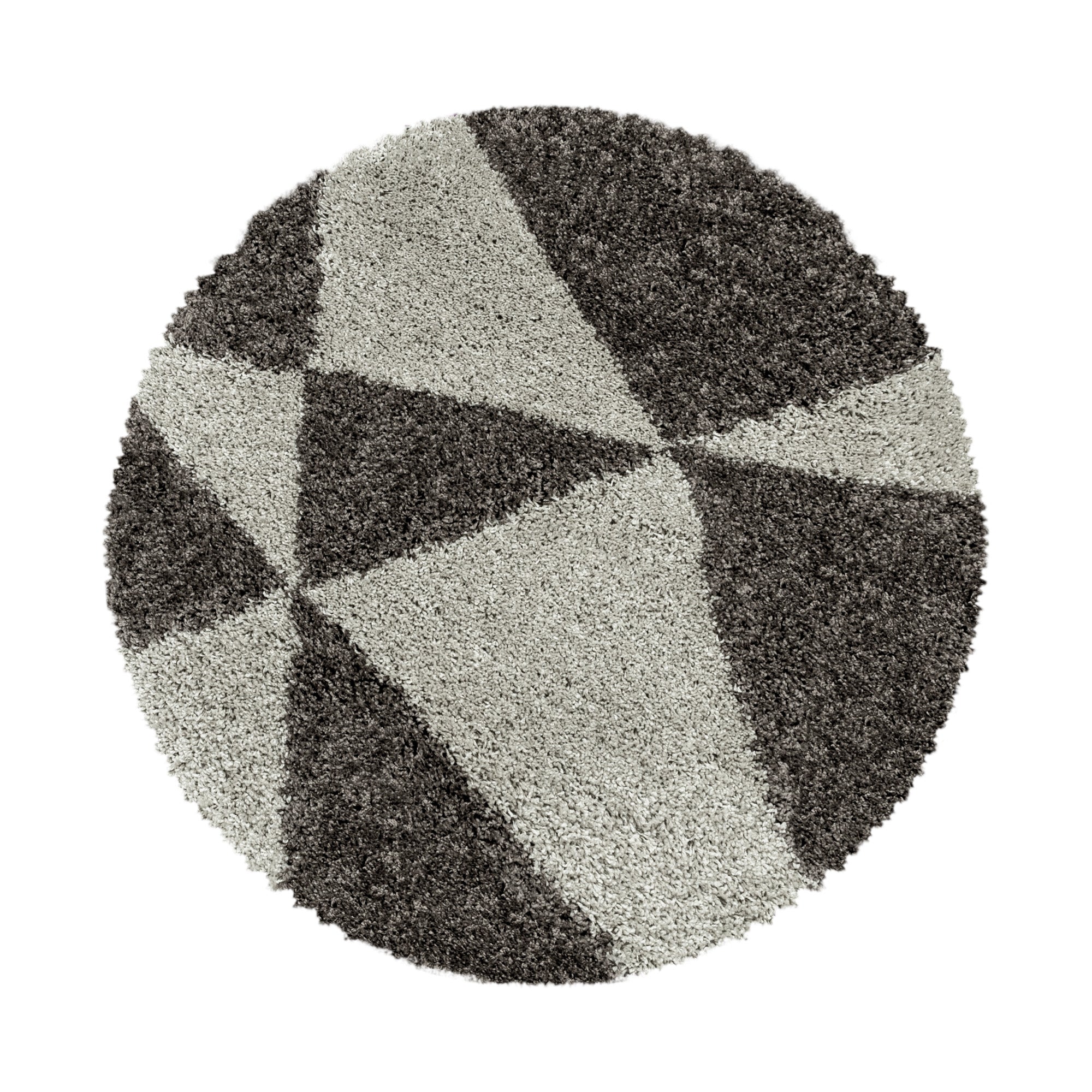 Deep pile rug, long pile meander design, fluffy shaggy rug for living room