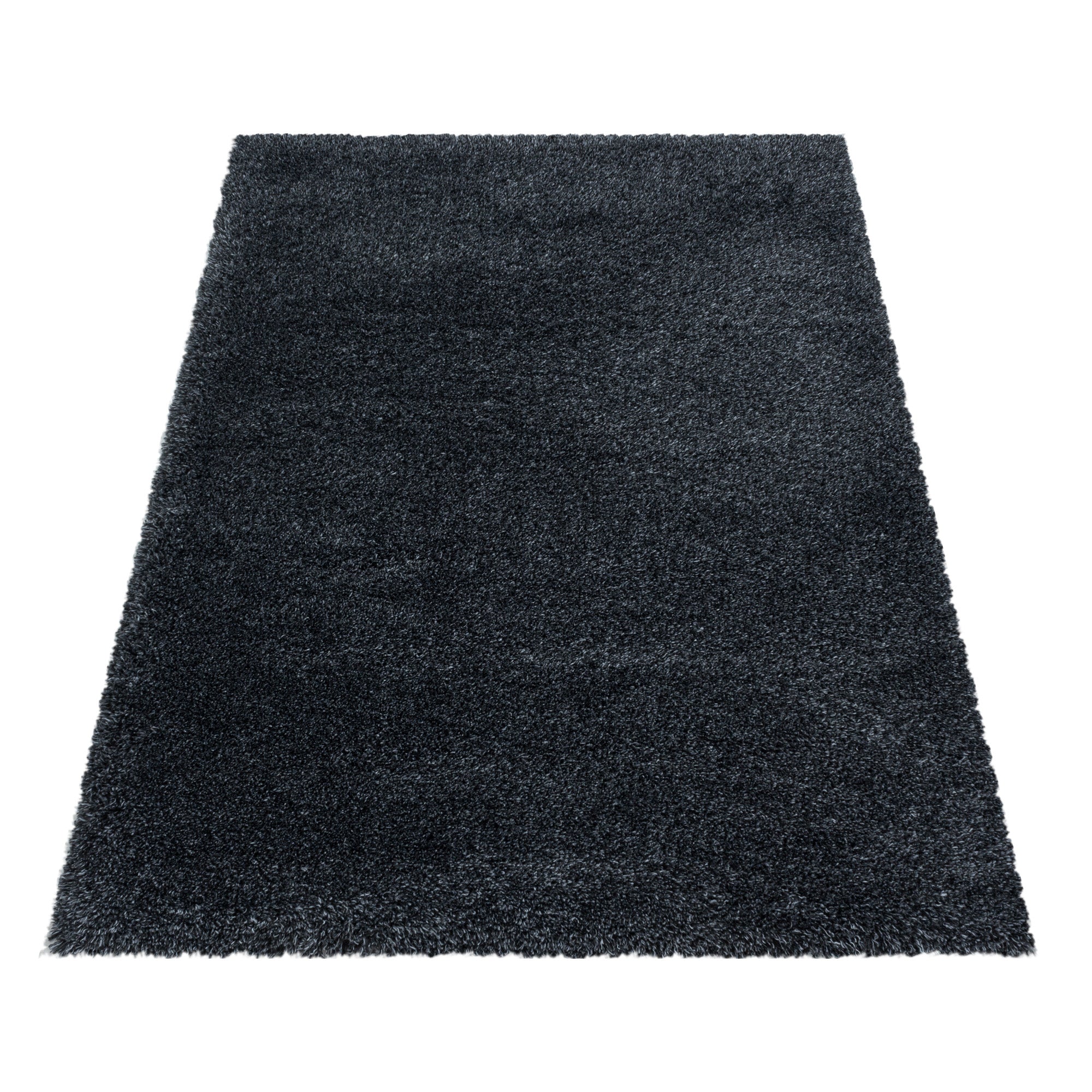 Hochflor Teppich Wohnzimmer Modern Shaggy Langflor Einfarbig Weich Felloptik