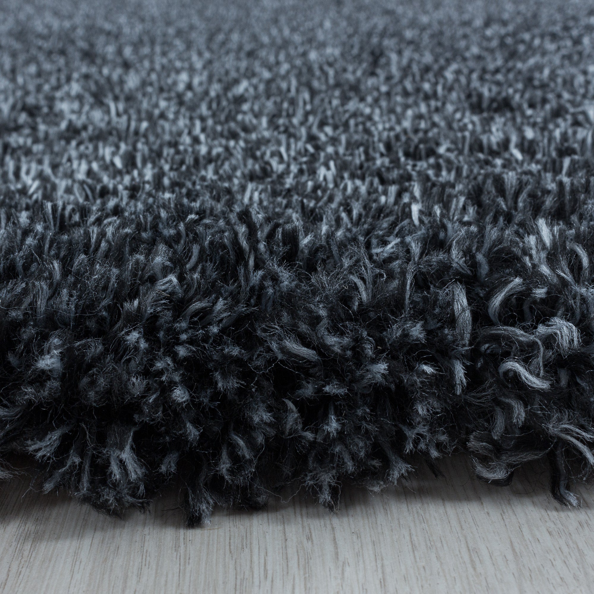Shaggy Living Room Rug Modern Shaggy Long Pile Plain Soft Fur Look