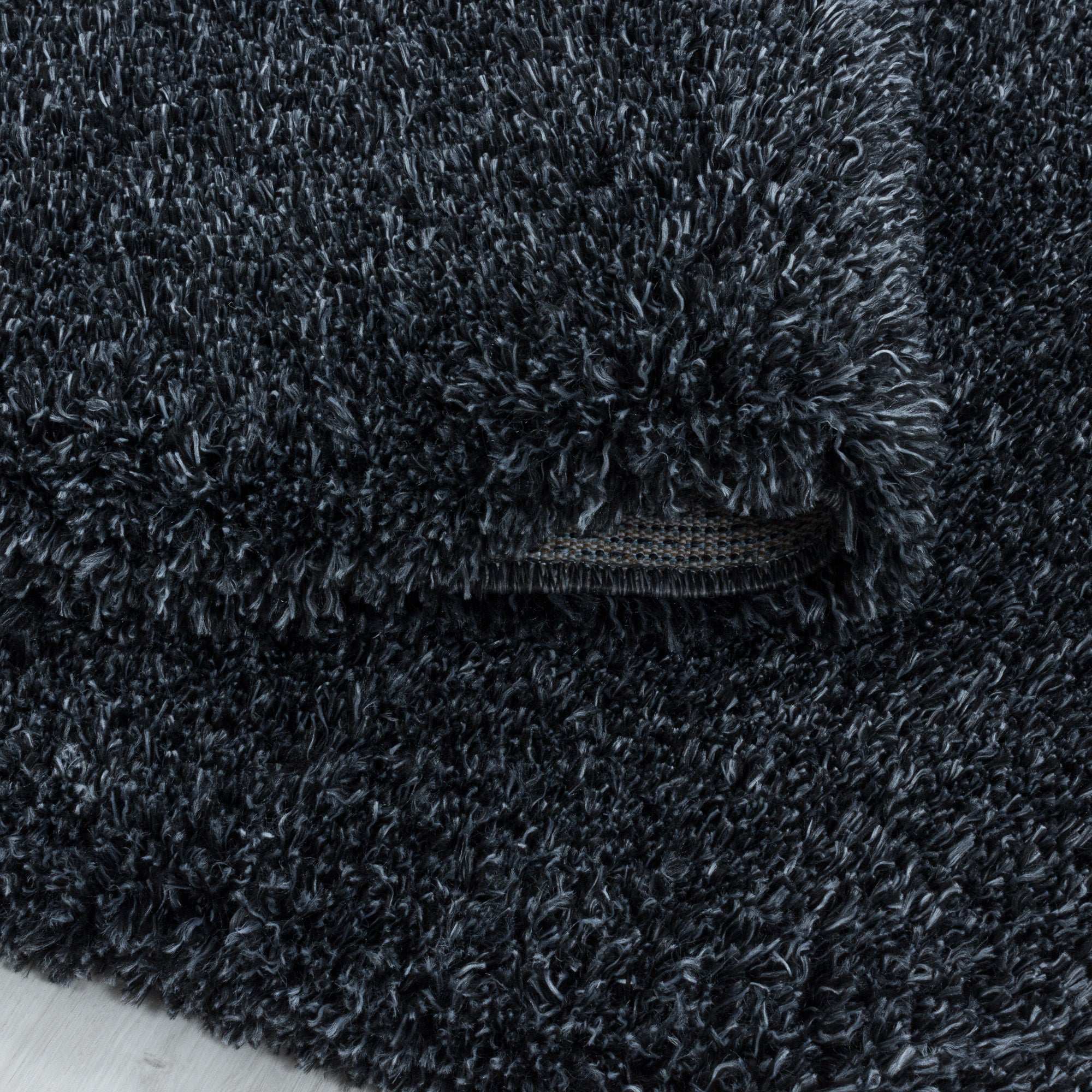 Shaggy Living Room Rug Modern Shaggy Long Pile Plain Soft Fur Look