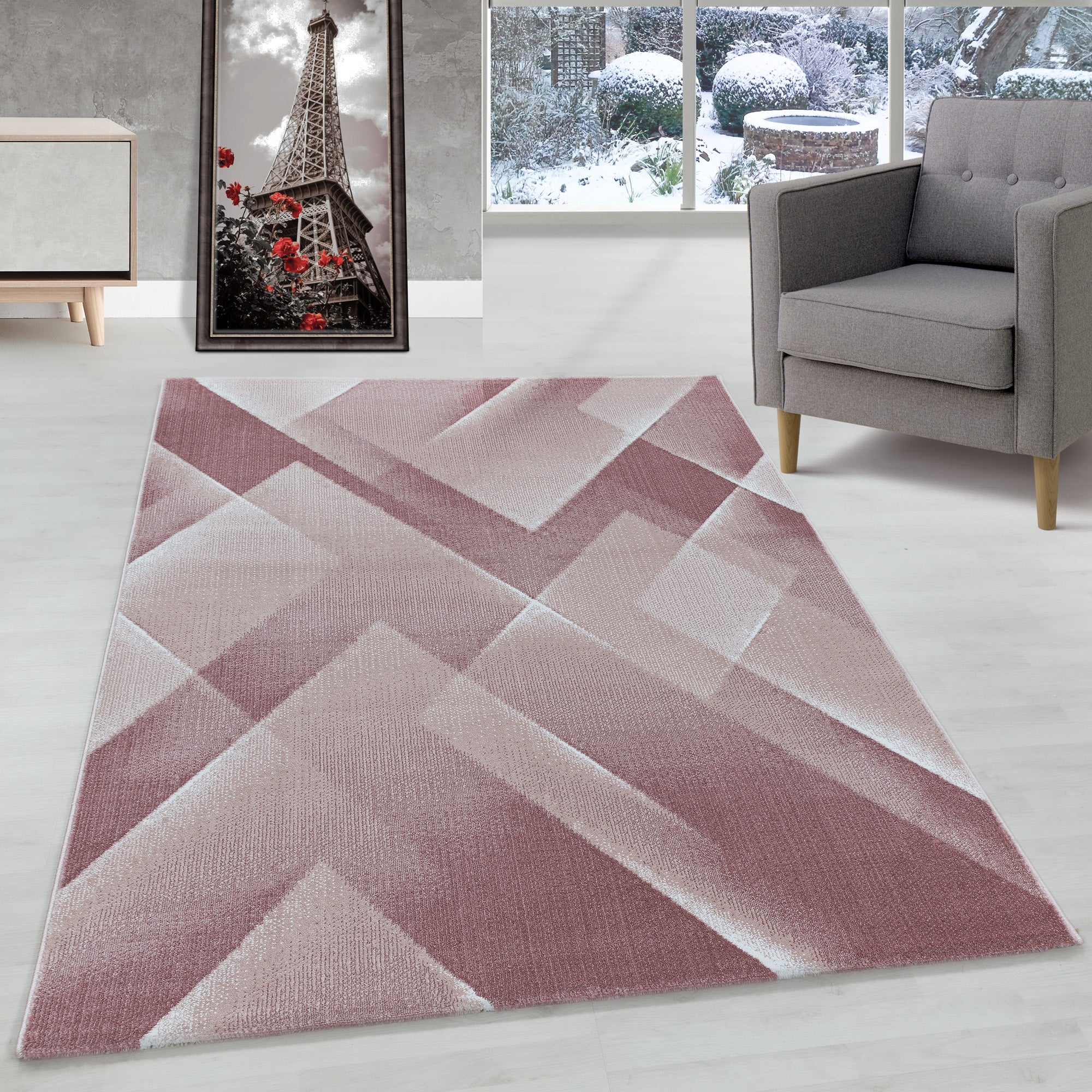 Modern Kurzflor Teppich Abstrakt Design Teppich Modern Stil Teppich Wohnzimmer