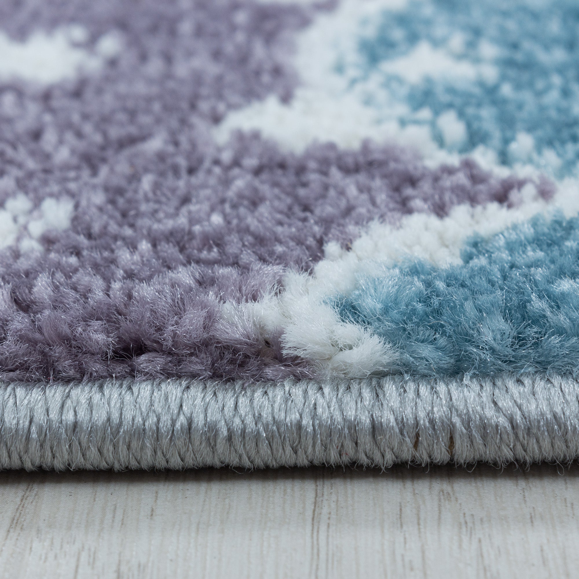 Tapis enfant design lune et étoile tapis facile d'entretien chambre d'enfant