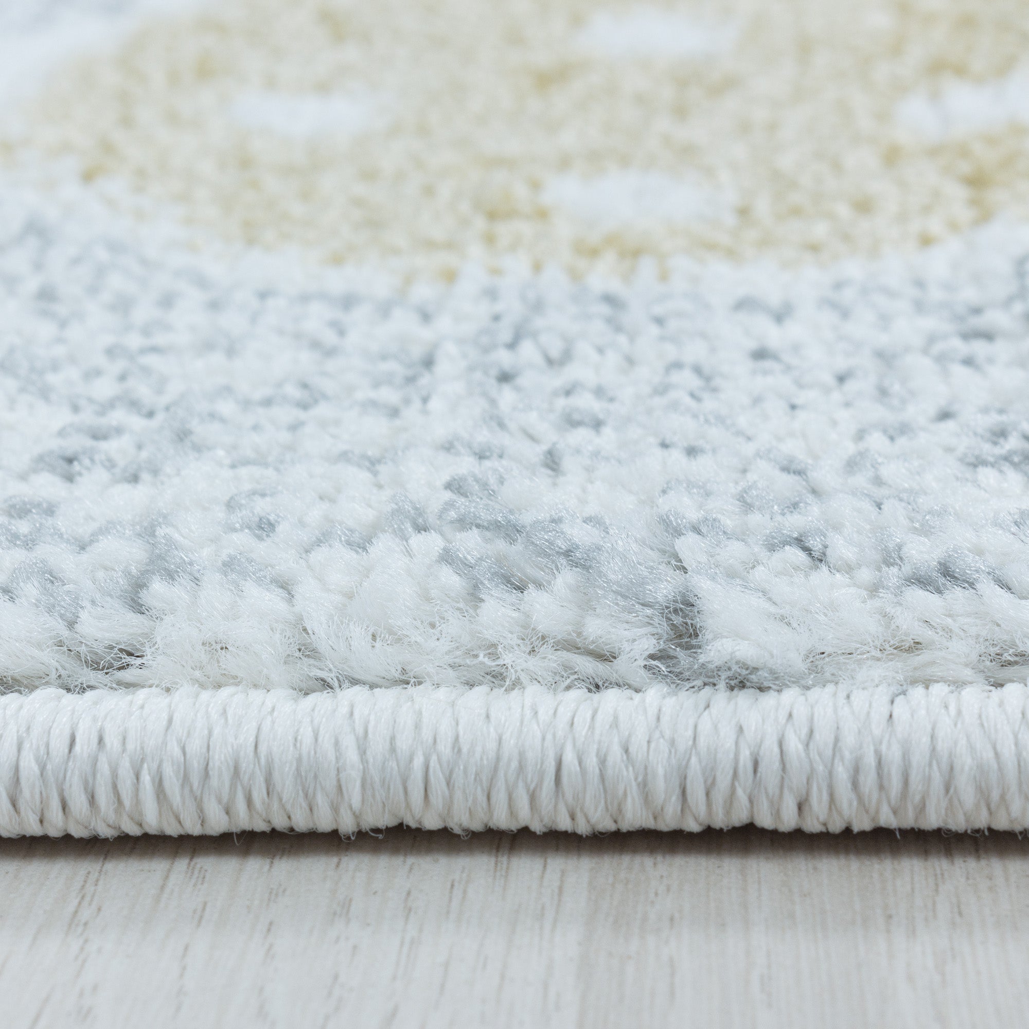 Tapis enfant design lune et étoile tapis facile d'entretien chambre d'enfant
