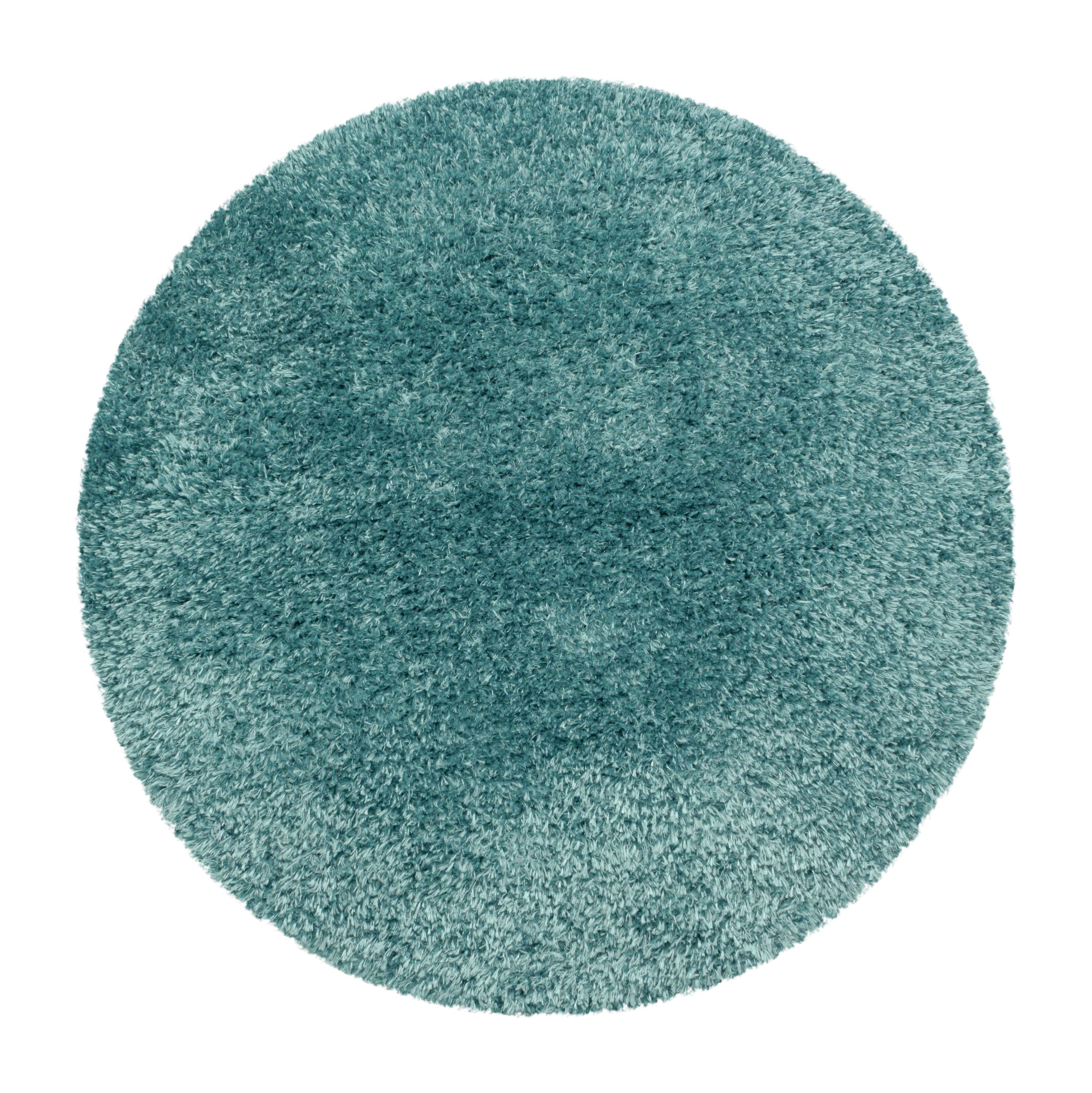 Deep pile rug for living room, plain, long pile, shaggy, fluffy, super soft