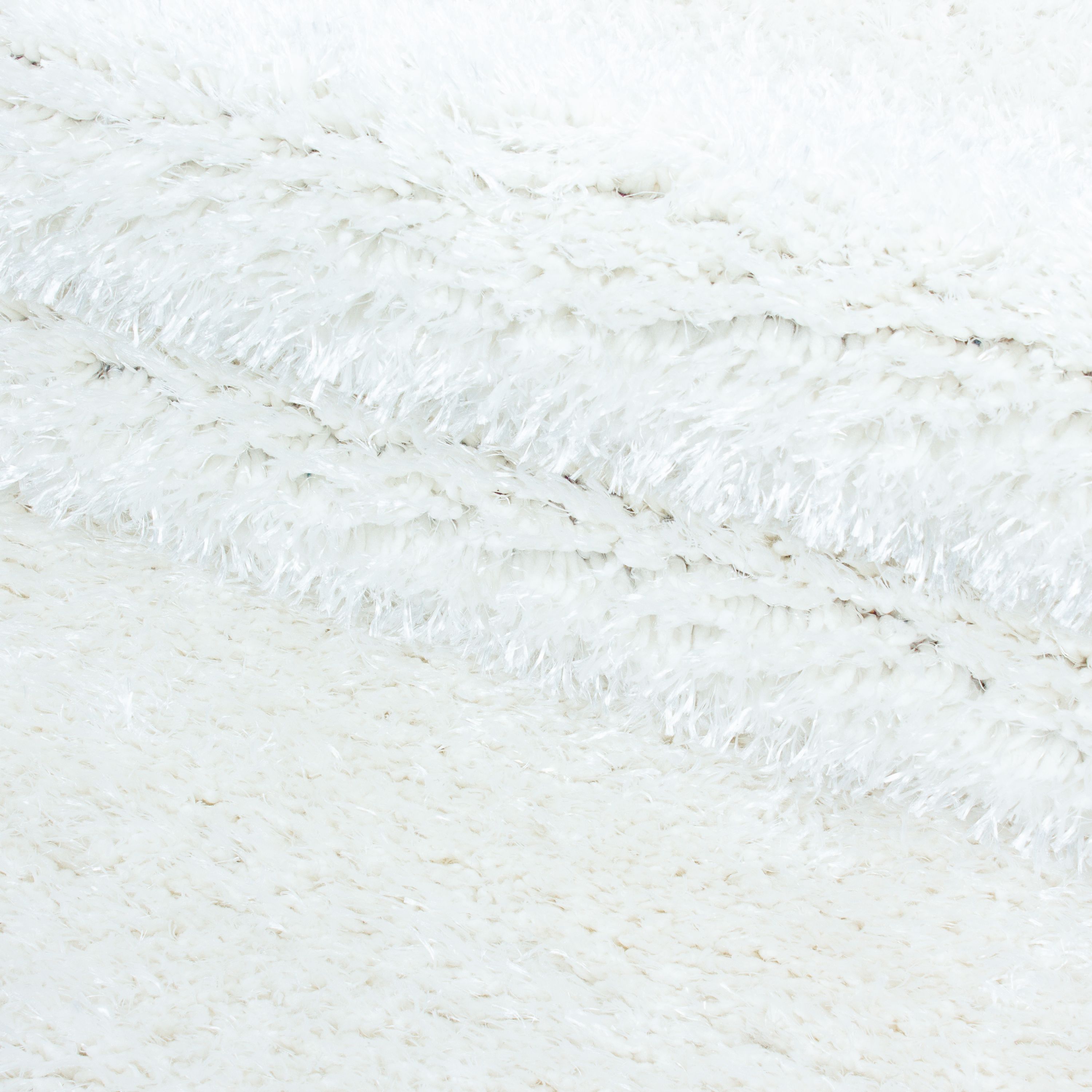 Runder Hochflor Shaggy Teppich Wohnzimmer Langflor Einfarbig Flauschig Weich