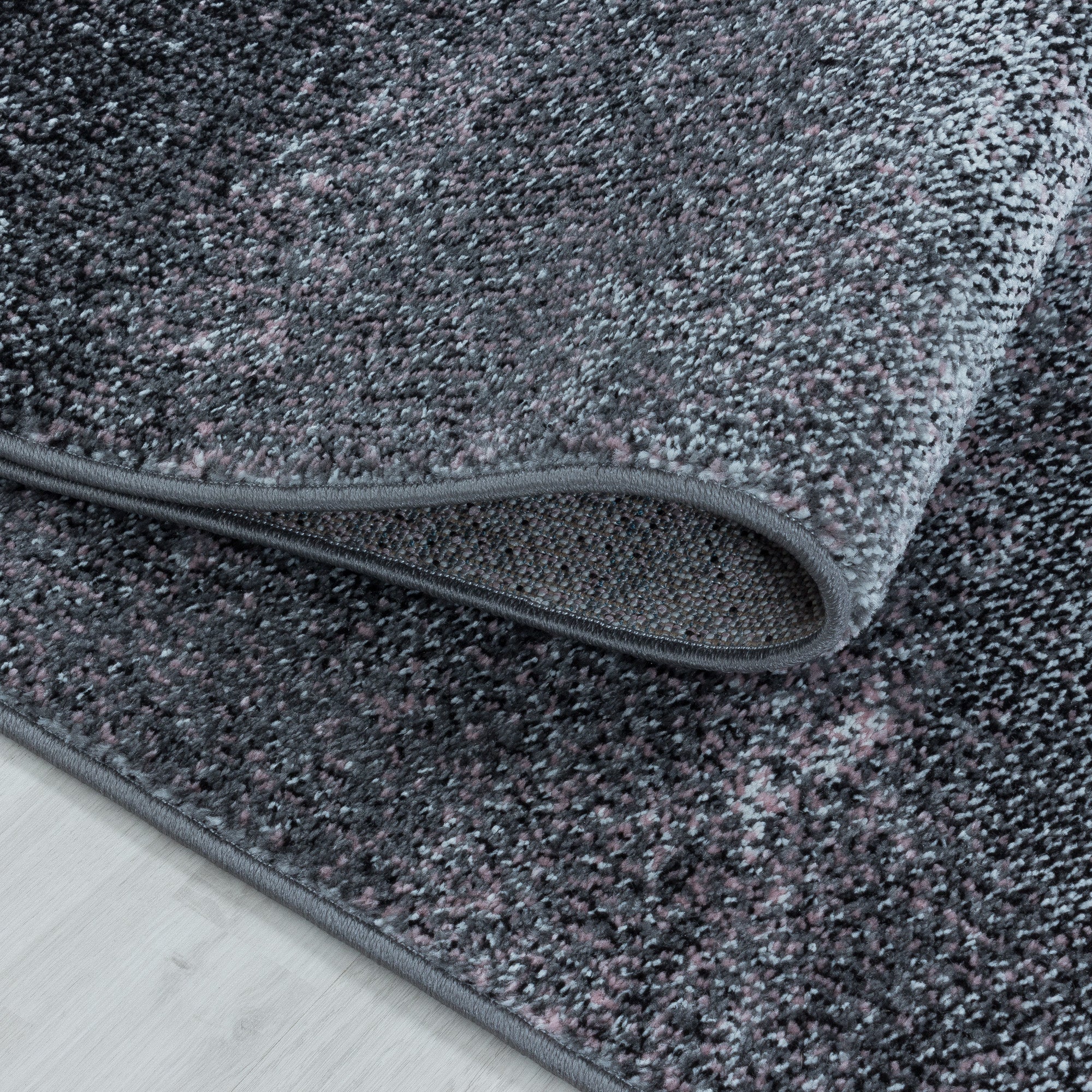 Modern Designer Living Room Rug Soft Short Pile Ombre Design Robust