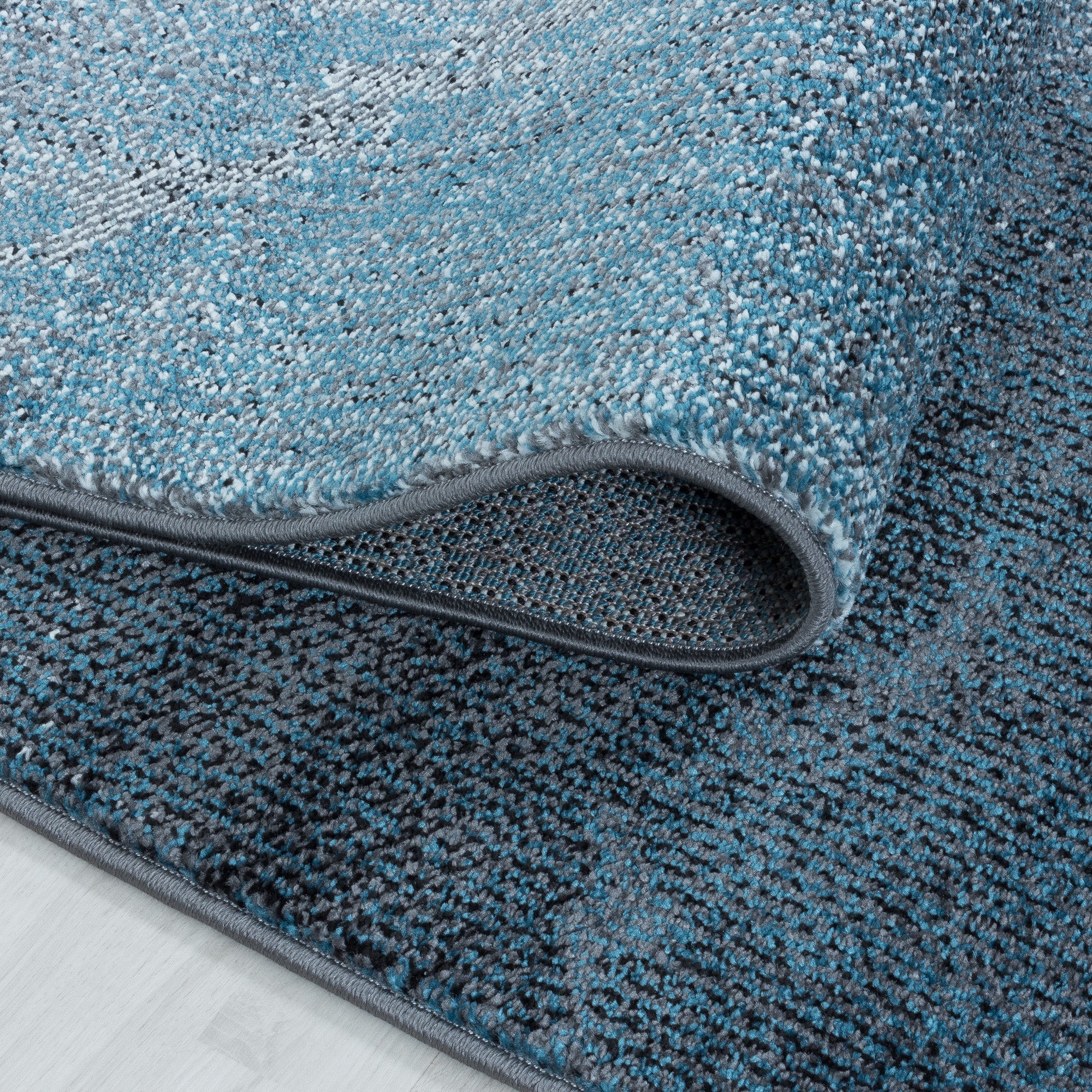 Tapis de salon de créateur moderne, doux, à poils courts, motif ondulé abstrait, robuste