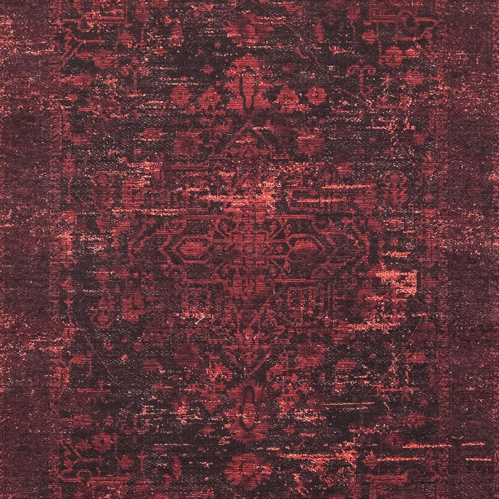 Washable carpet living room flat weave robust oriental design non-slip