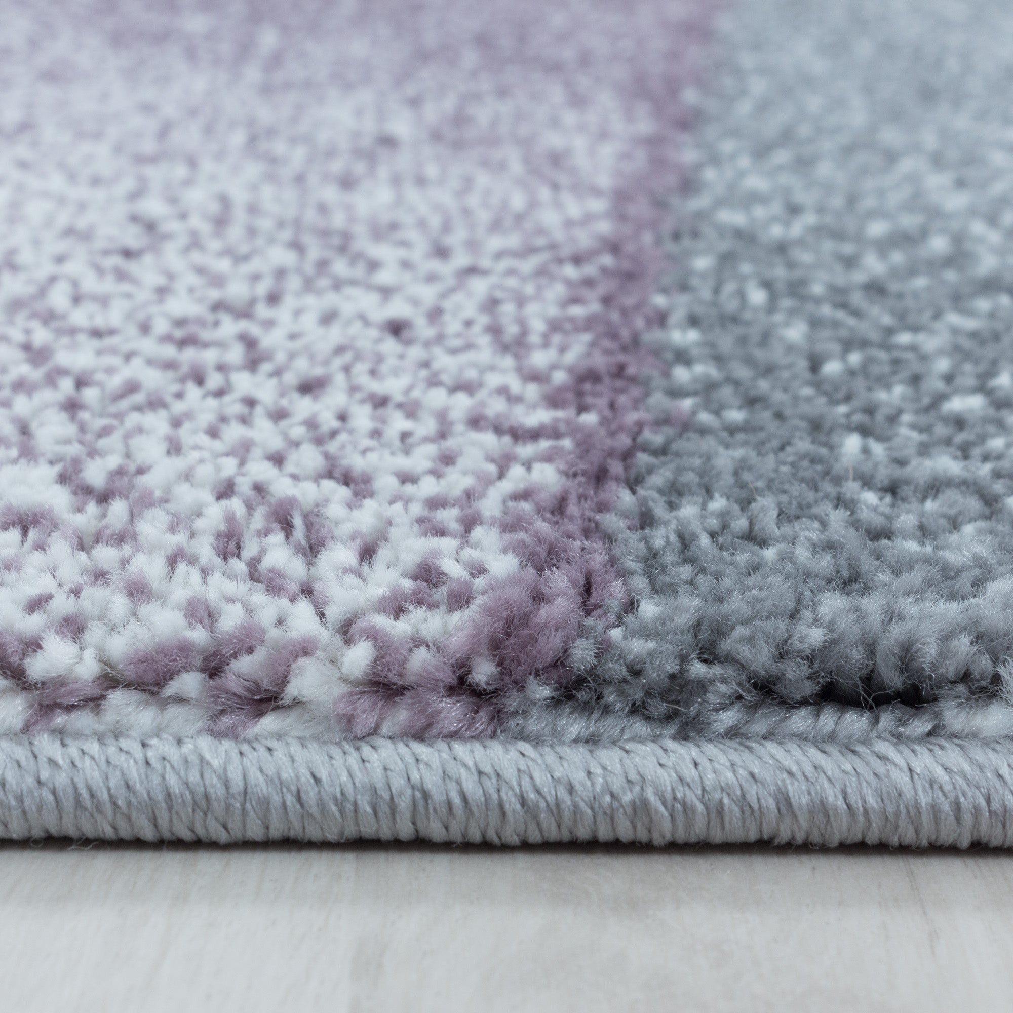 Modern designer short pile rug for living room, abstract design, robust, easy to care for