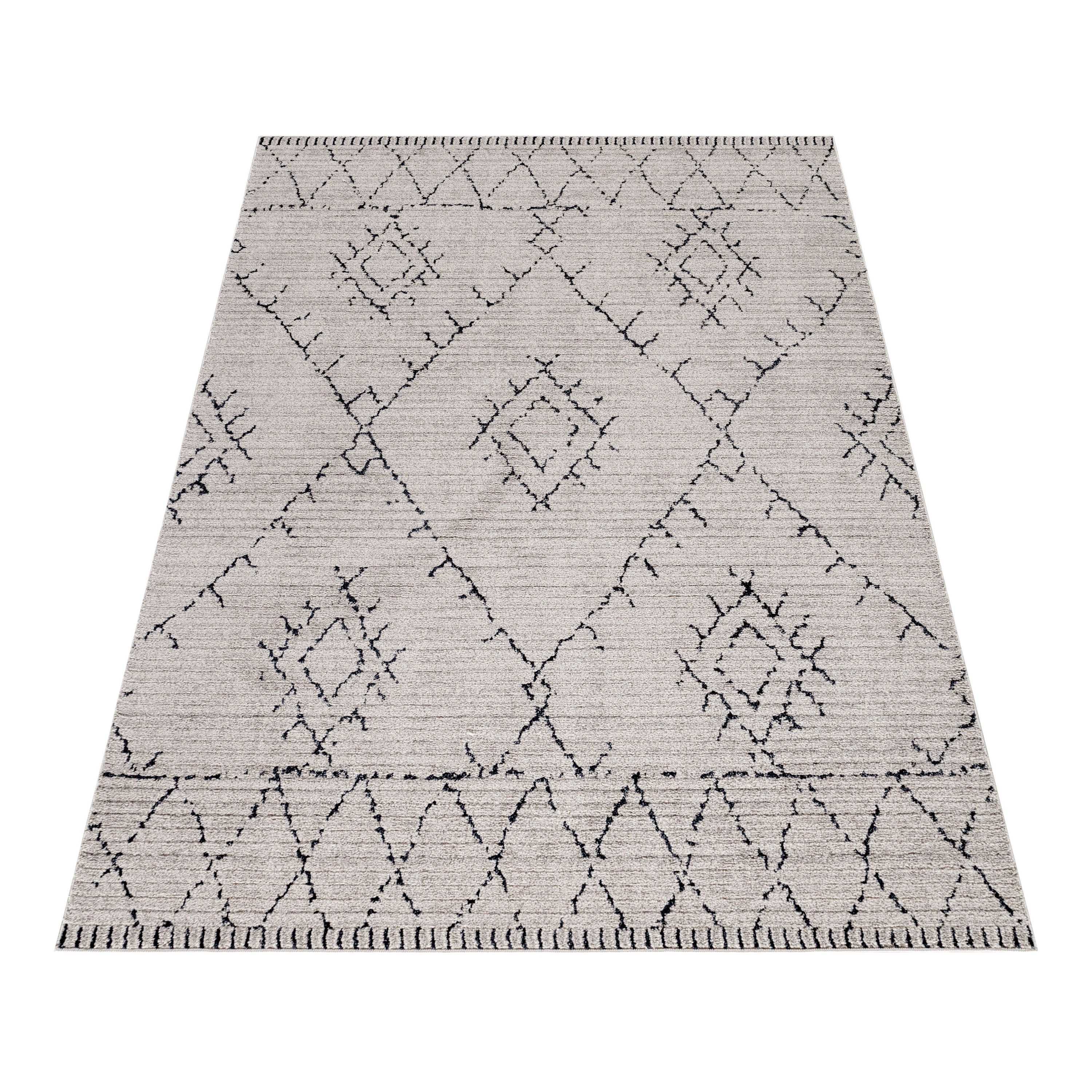Short pile carpet living room Berber design carpet boho style natural look