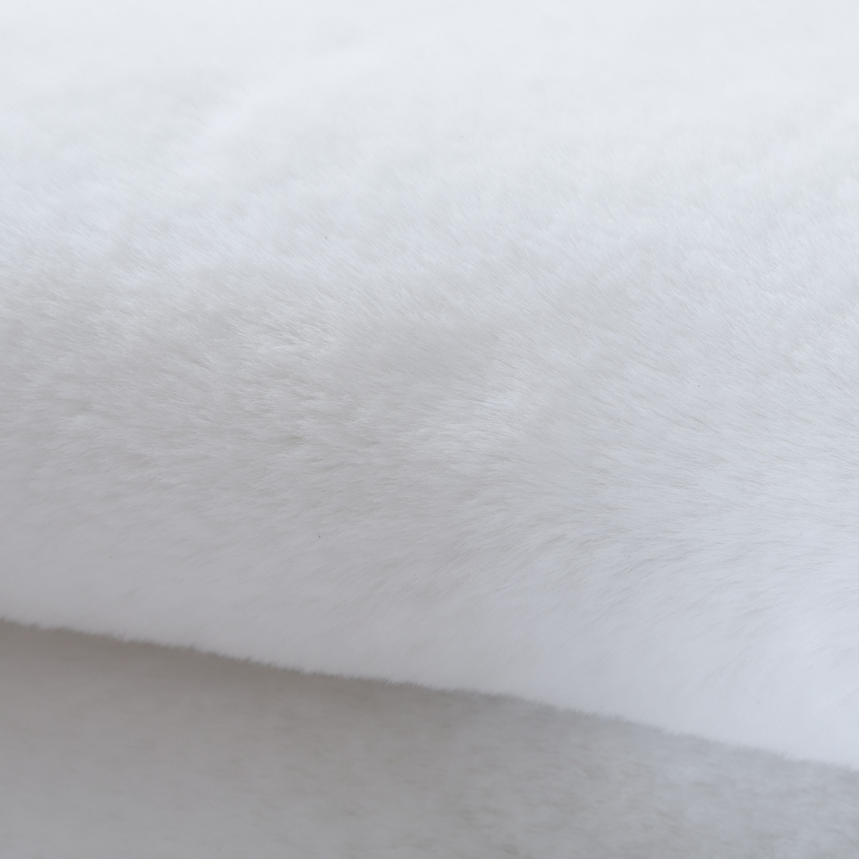 Rug plush plain cloud shape faux fur children's room super soft fur look