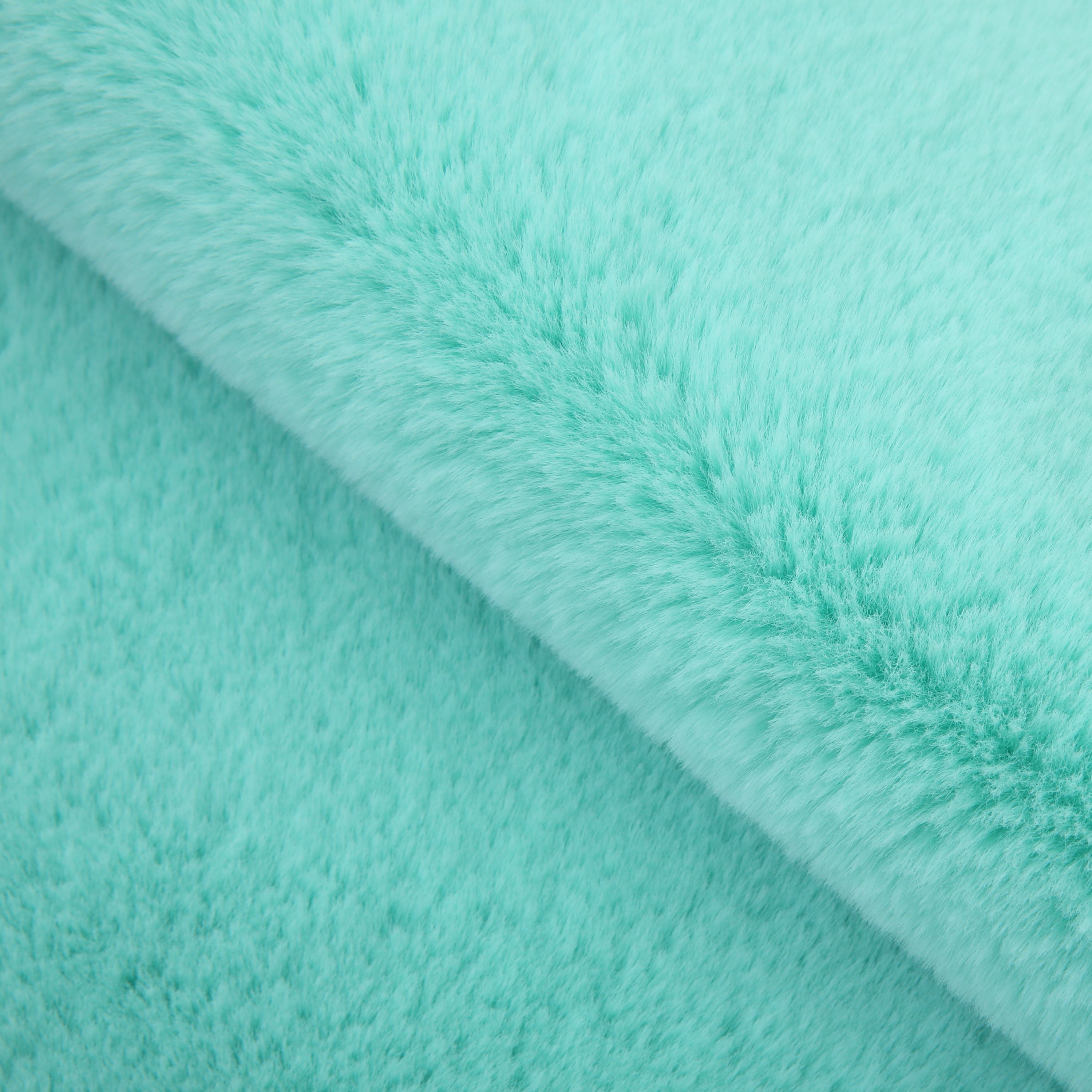 Rug plush plain sheepskin shape faux fur rug bedroom fur look