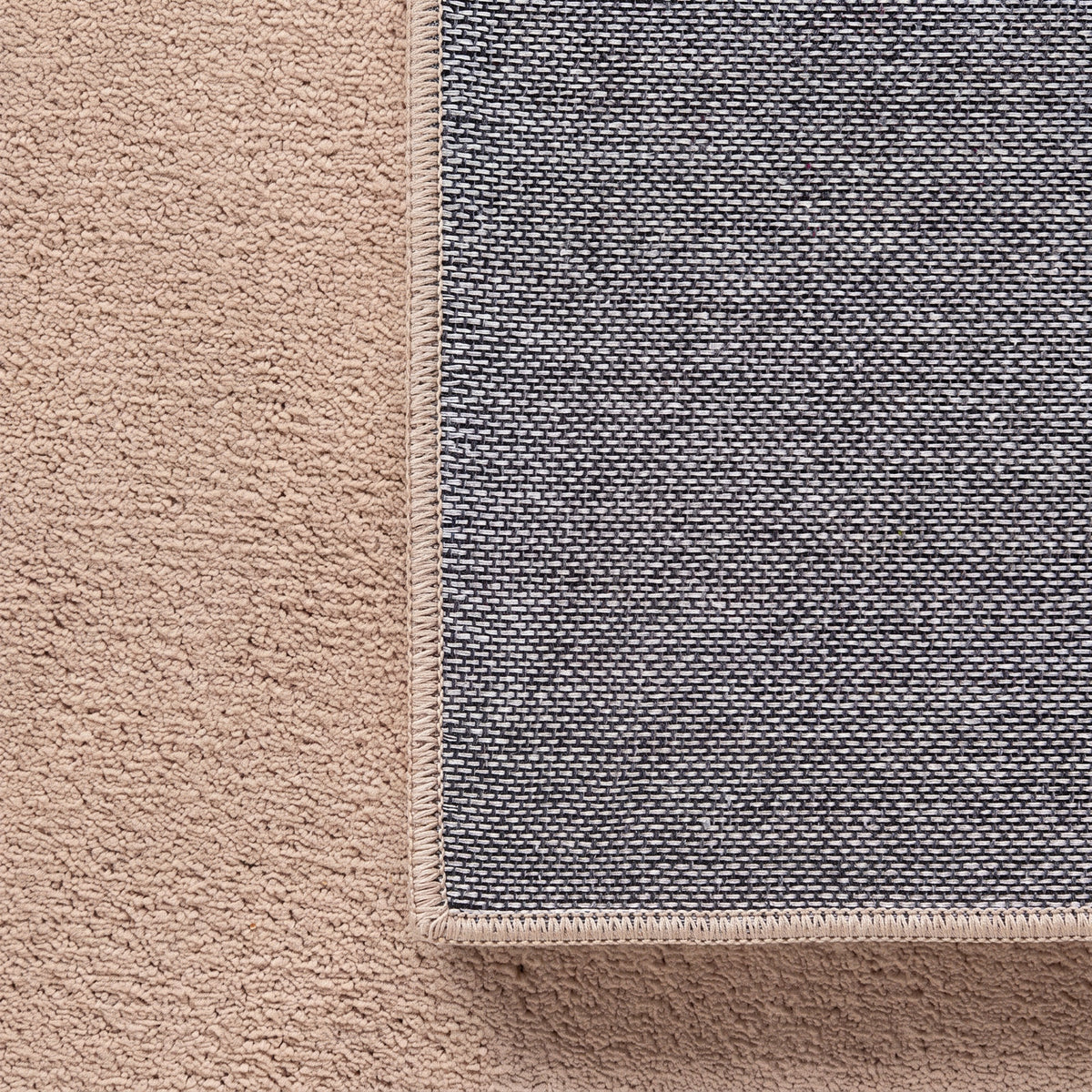 Carpettex Waschbarer Kurzflor Teppich Modern Einfarbig Weich
