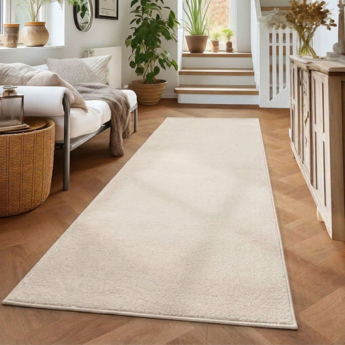 Carpettex Kurzflor Teppich Einfarbig Modern Pflegeleicht