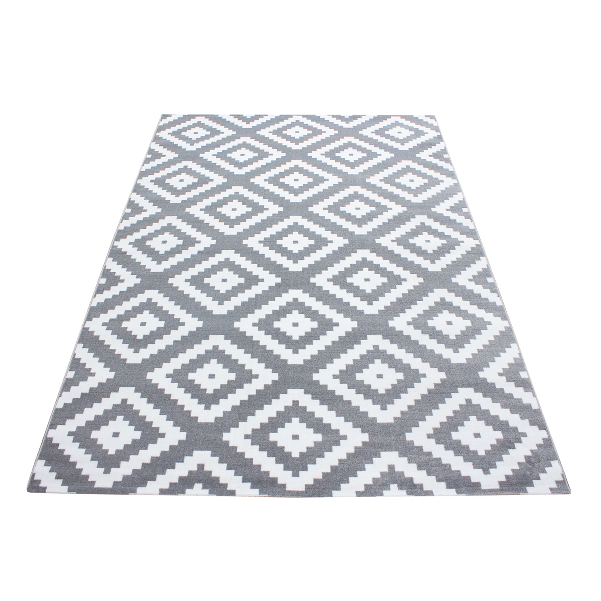 Modern short pile carpet living room diamond design soft pile easy to care for