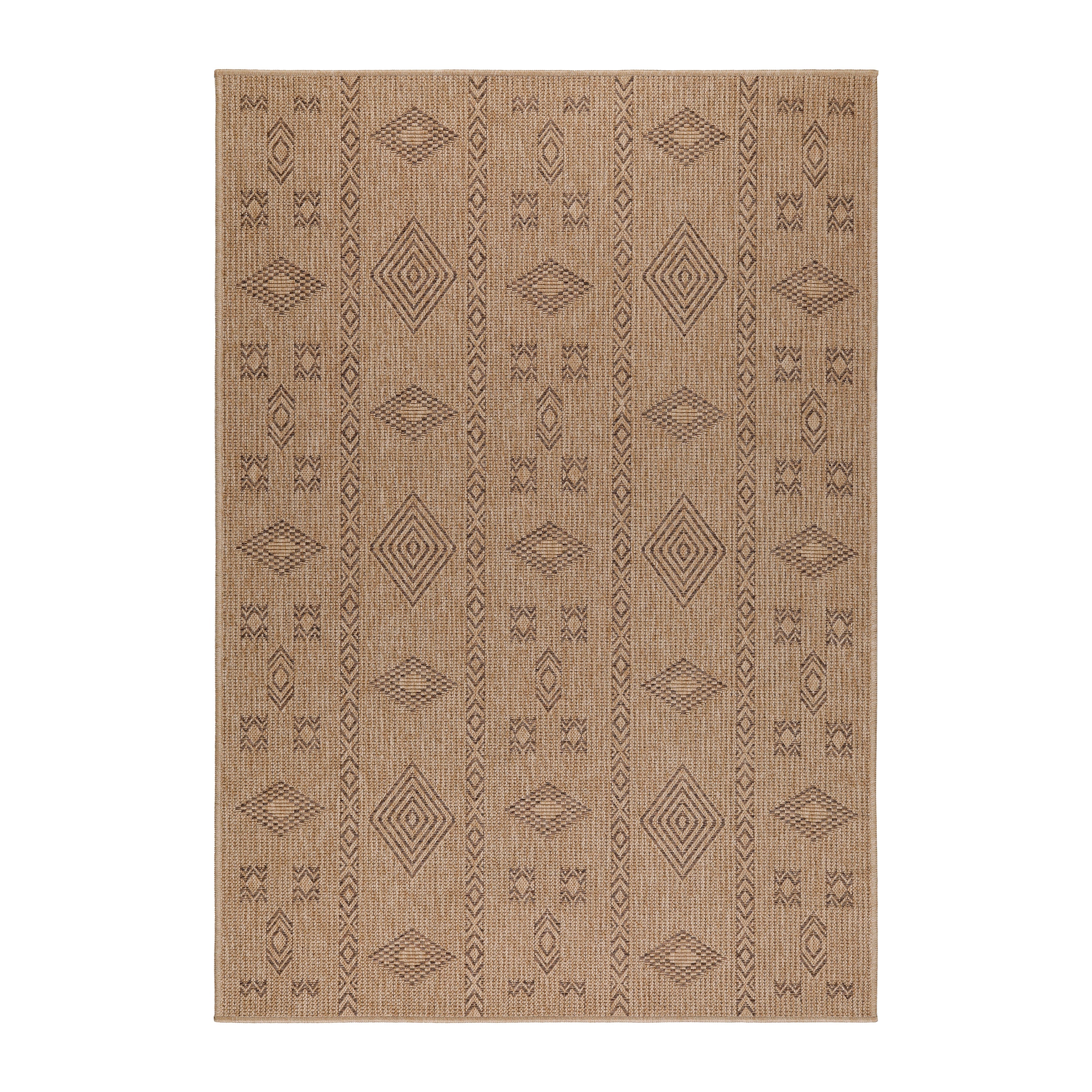 In-& Outdoor Teppich Wetterfest Vintage Design Natur Optik Küche Balkon Terrasse