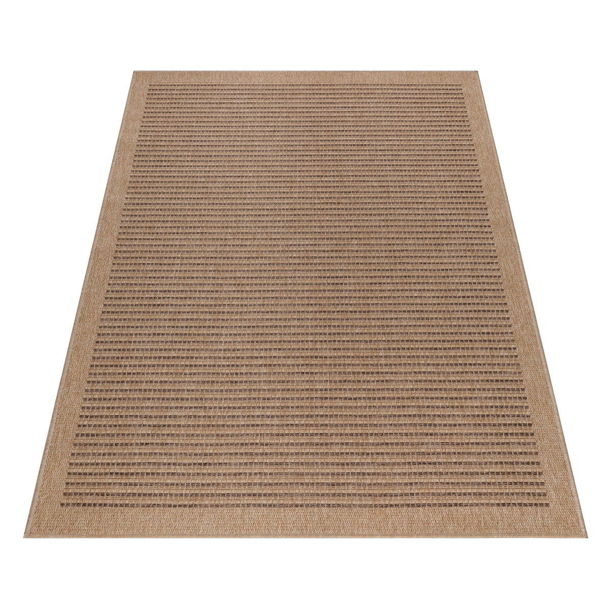 Carpettex Outdoor Teppich Wetterfest Flachgewebe Jute-Optik