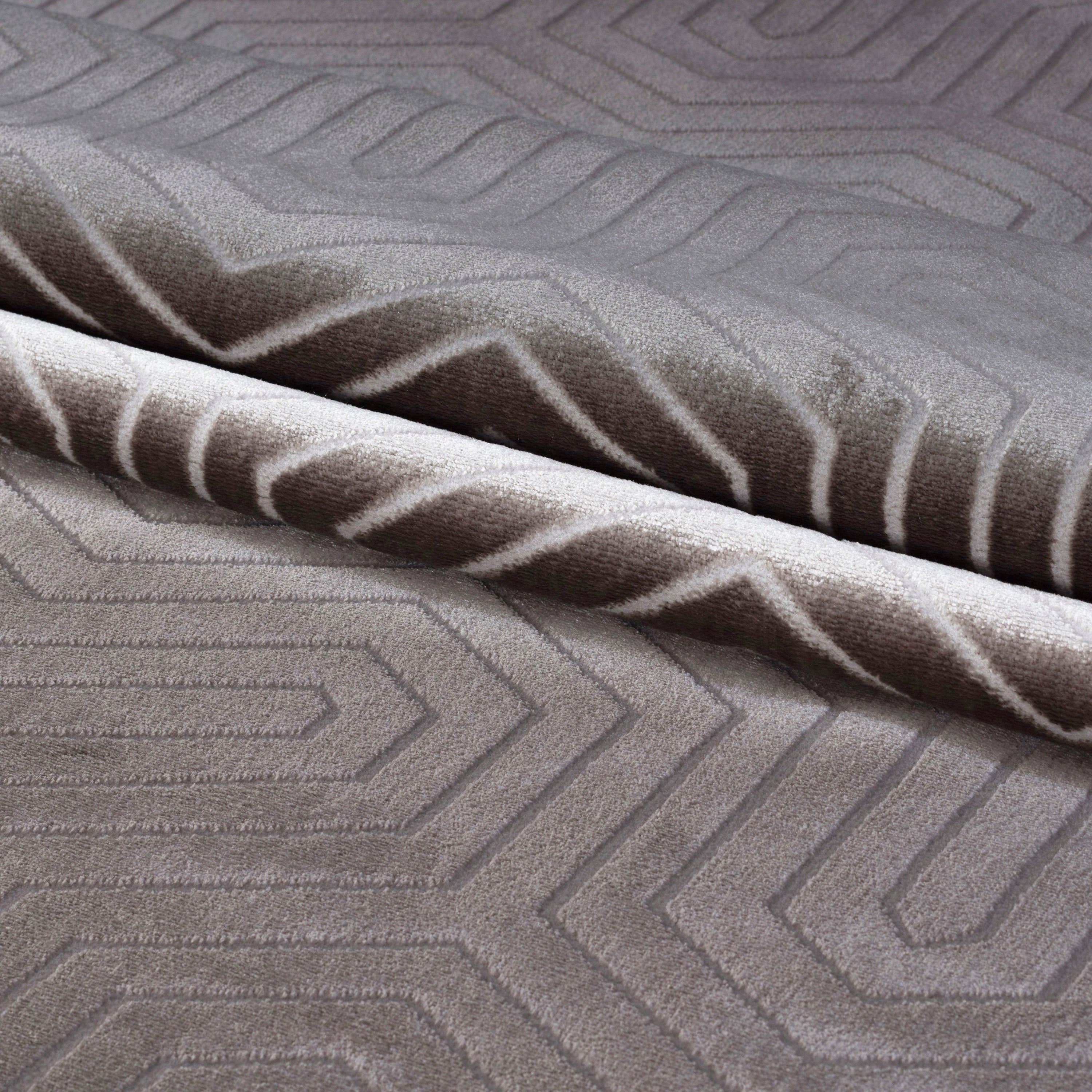 Modern Designer Living Room Rug Thin Plain Boho Style Washable