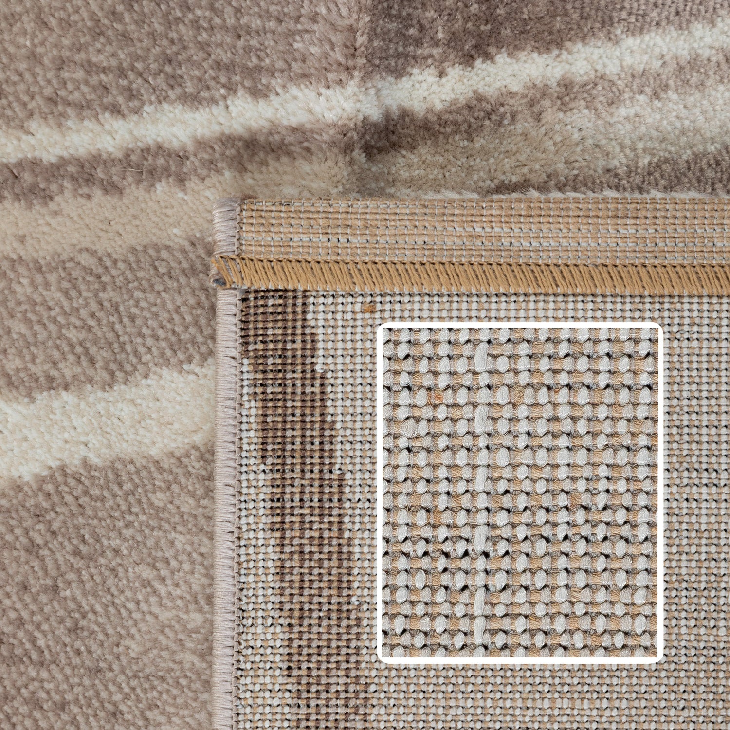 Tapis Salon Chambre Moderne À Poils Courts Conception De Vague Abstraite Robuste