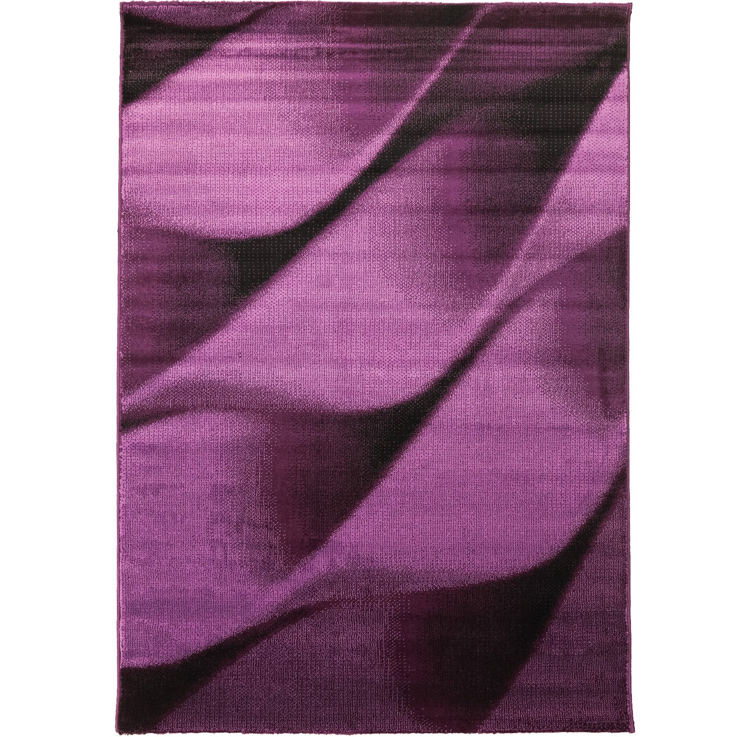 Tapis Salon Chambre Moderne À Poils Courts Conception De Vague Abstraite Robuste