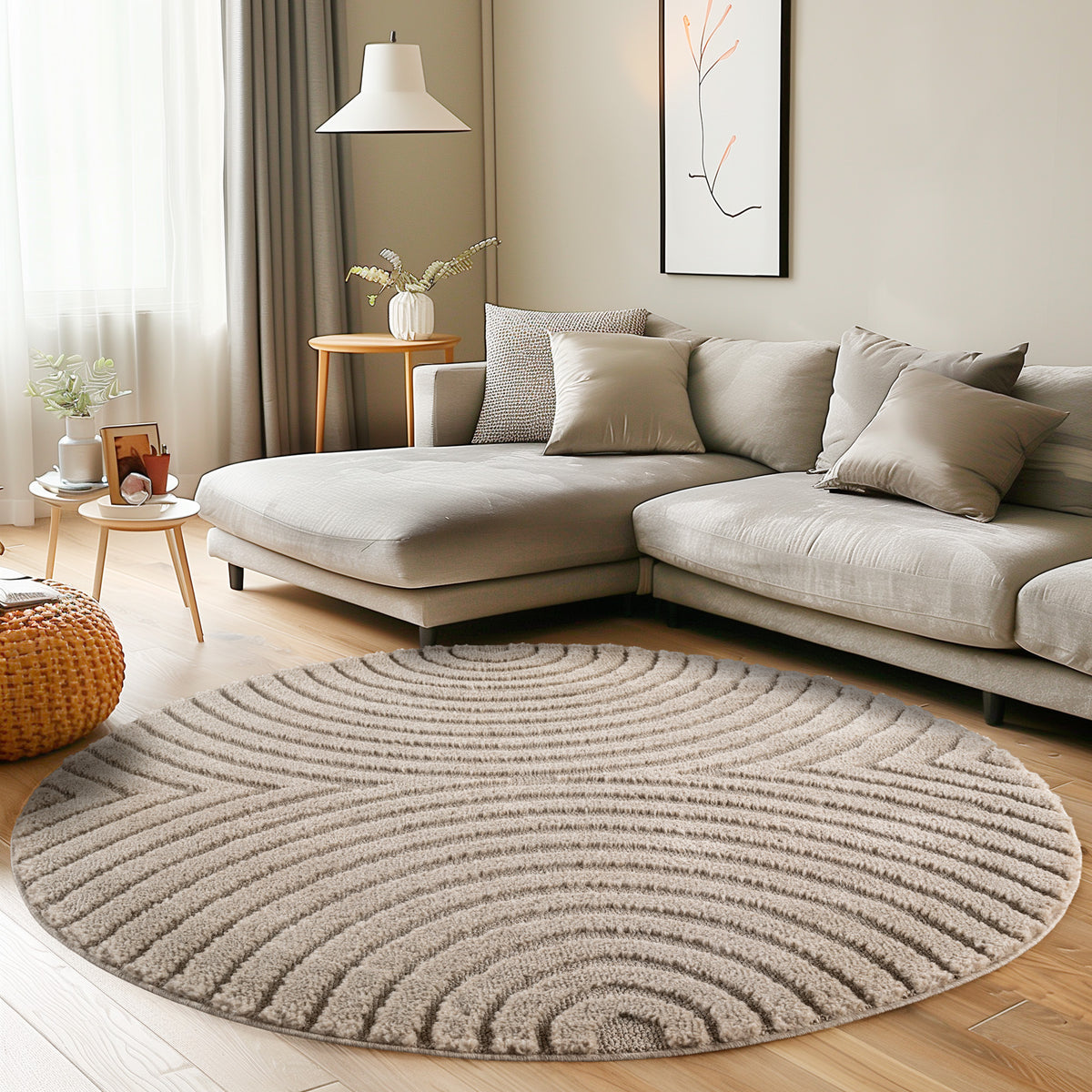 Carpettex Hochflor Teppich Shaggy Weich Skandi Boho