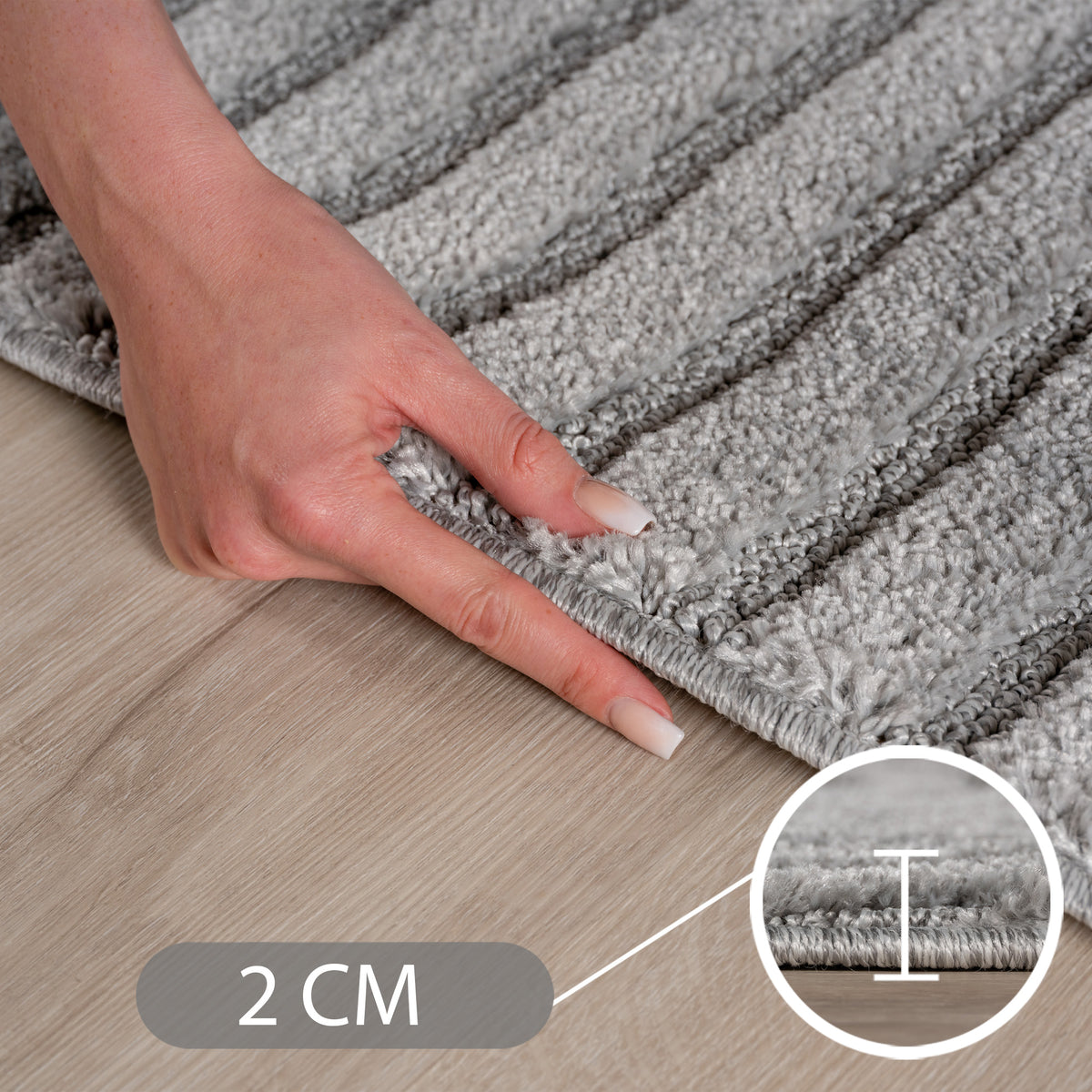 Carpettex Hochflor Teppich Shaggy Weich Skandi Boho