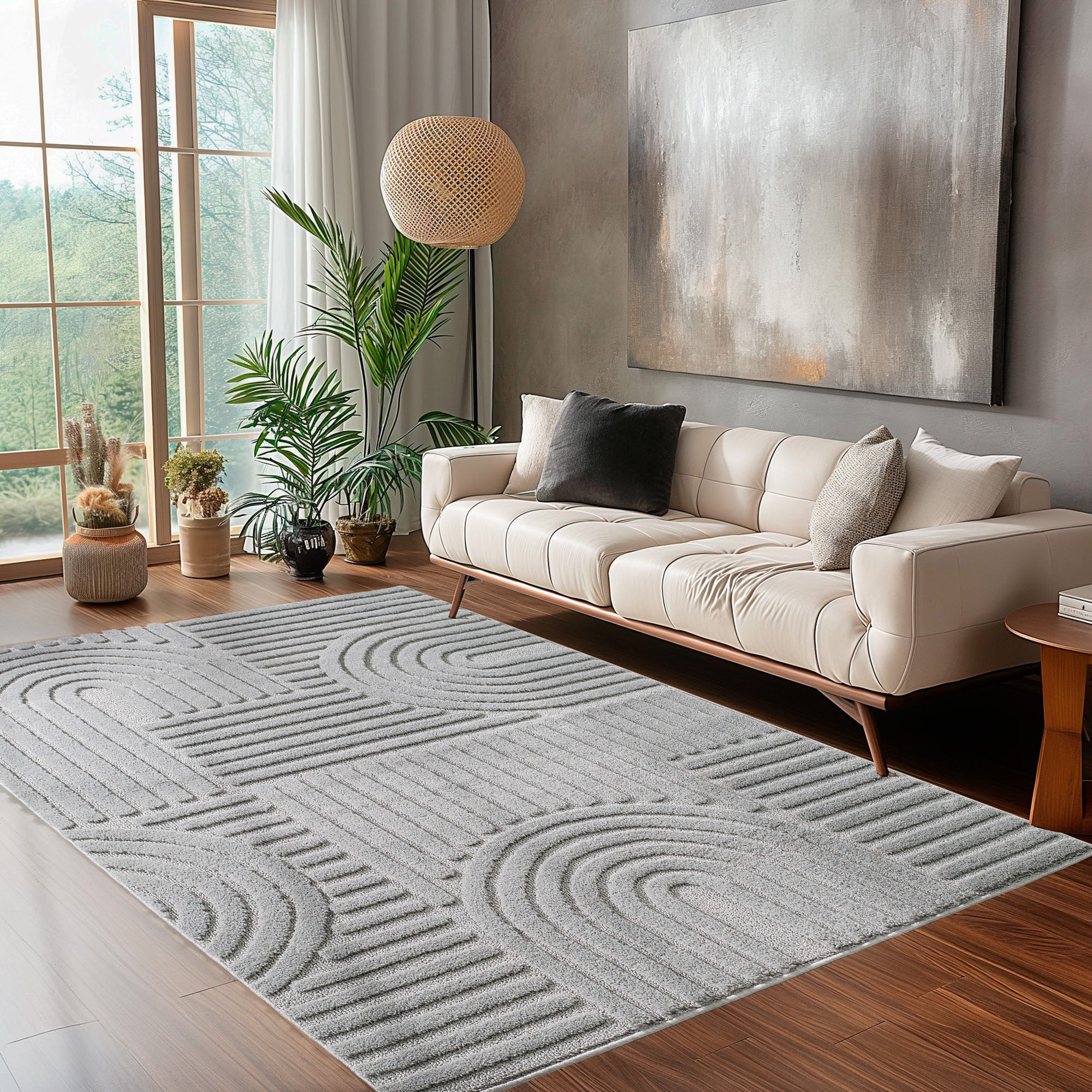 Tapis de salon, tapis de chambre, tapis de cuisine, tapis bohème, motif 3D