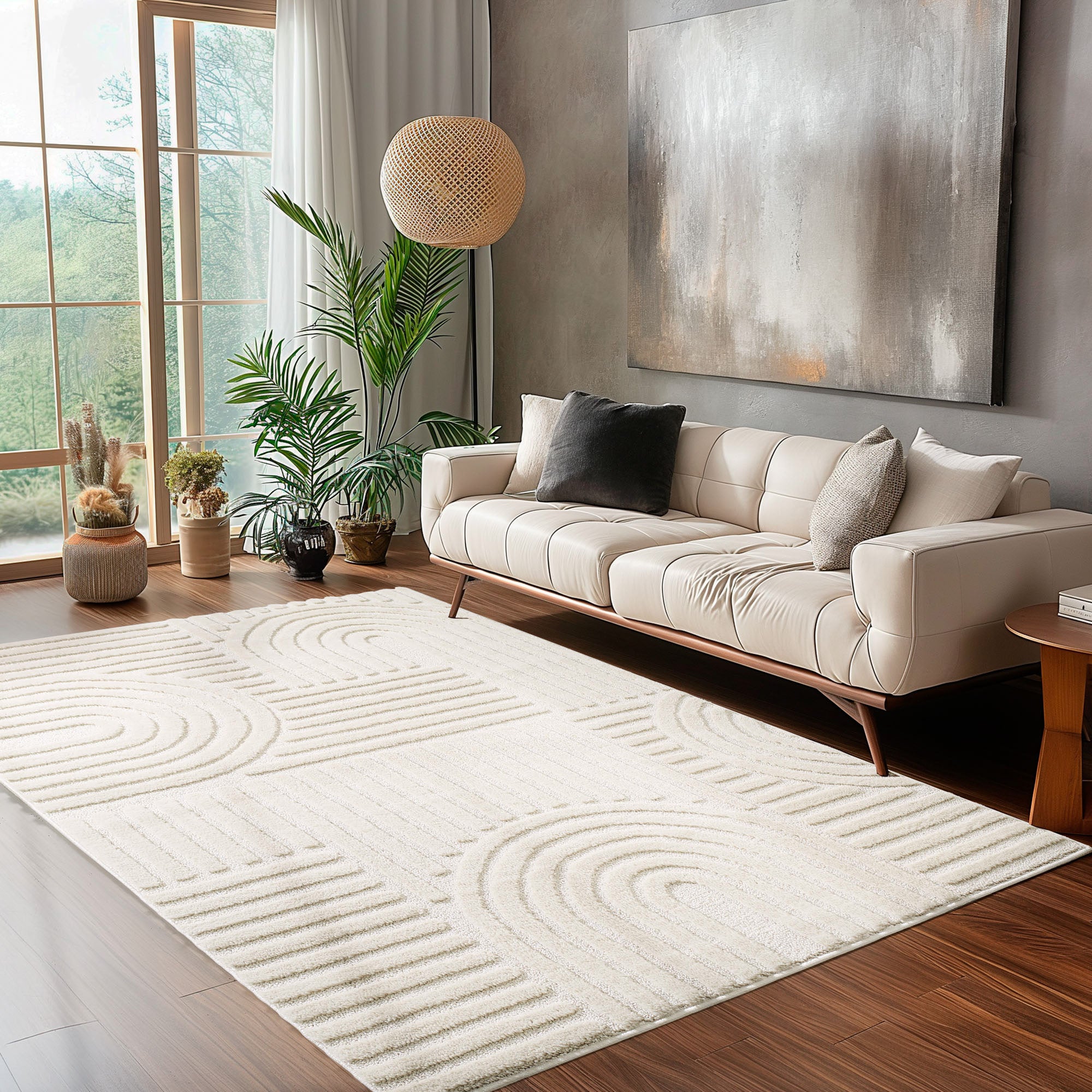 Tapis de salon, tapis de chambre, tapis de cuisine, tapis bohème, motif 3D