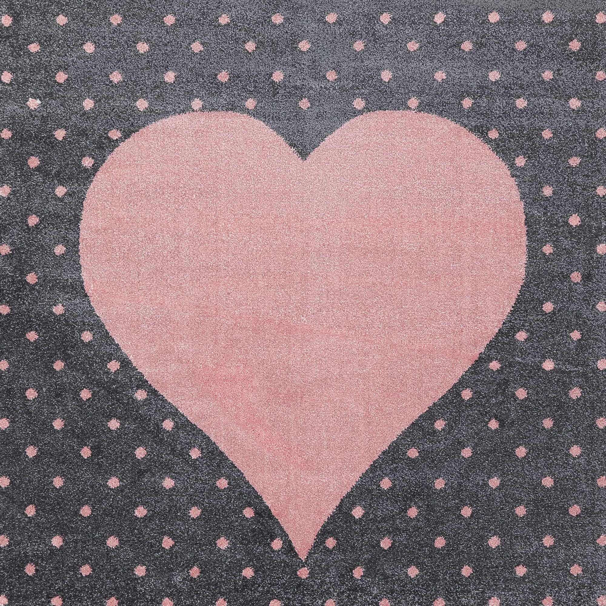 Children's carpet children's room heart design children's carpet baby room soft pile