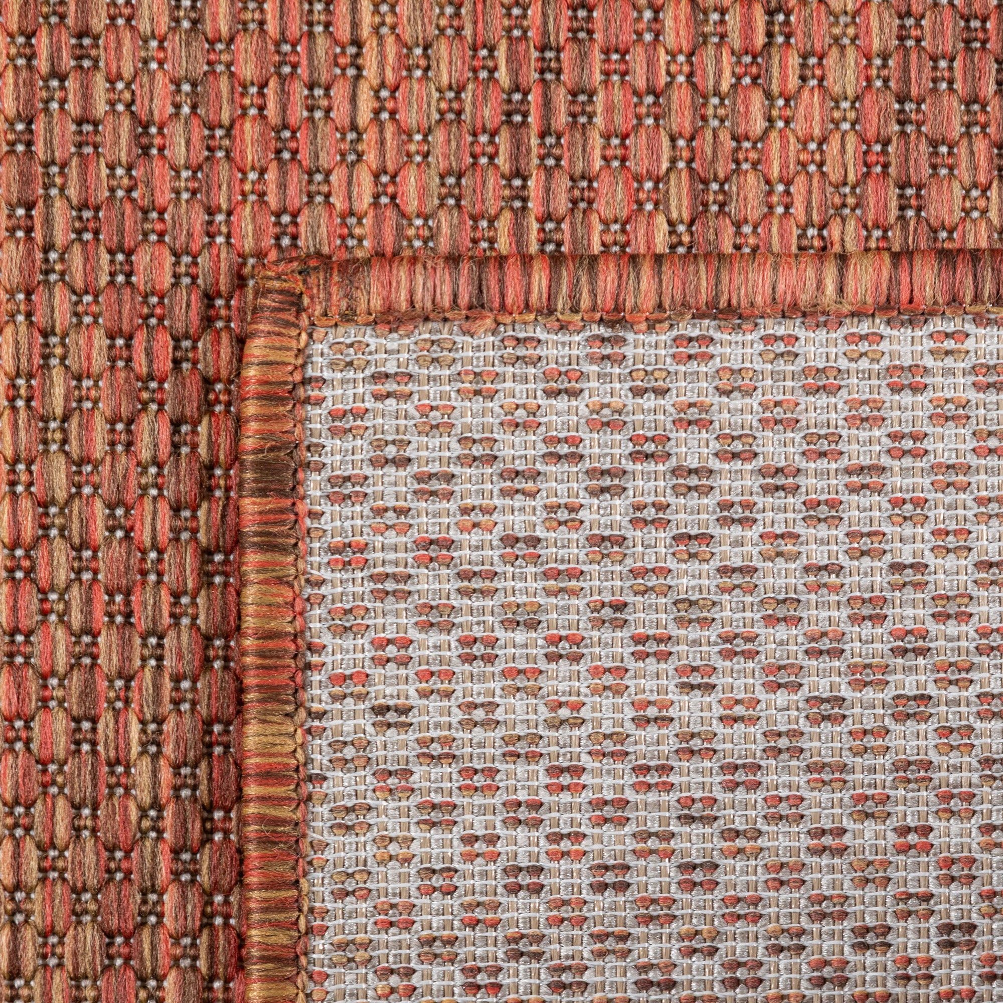 Round Outdoor Rug Plain Weatherproof Patio Kitchen Rug Flat Weave