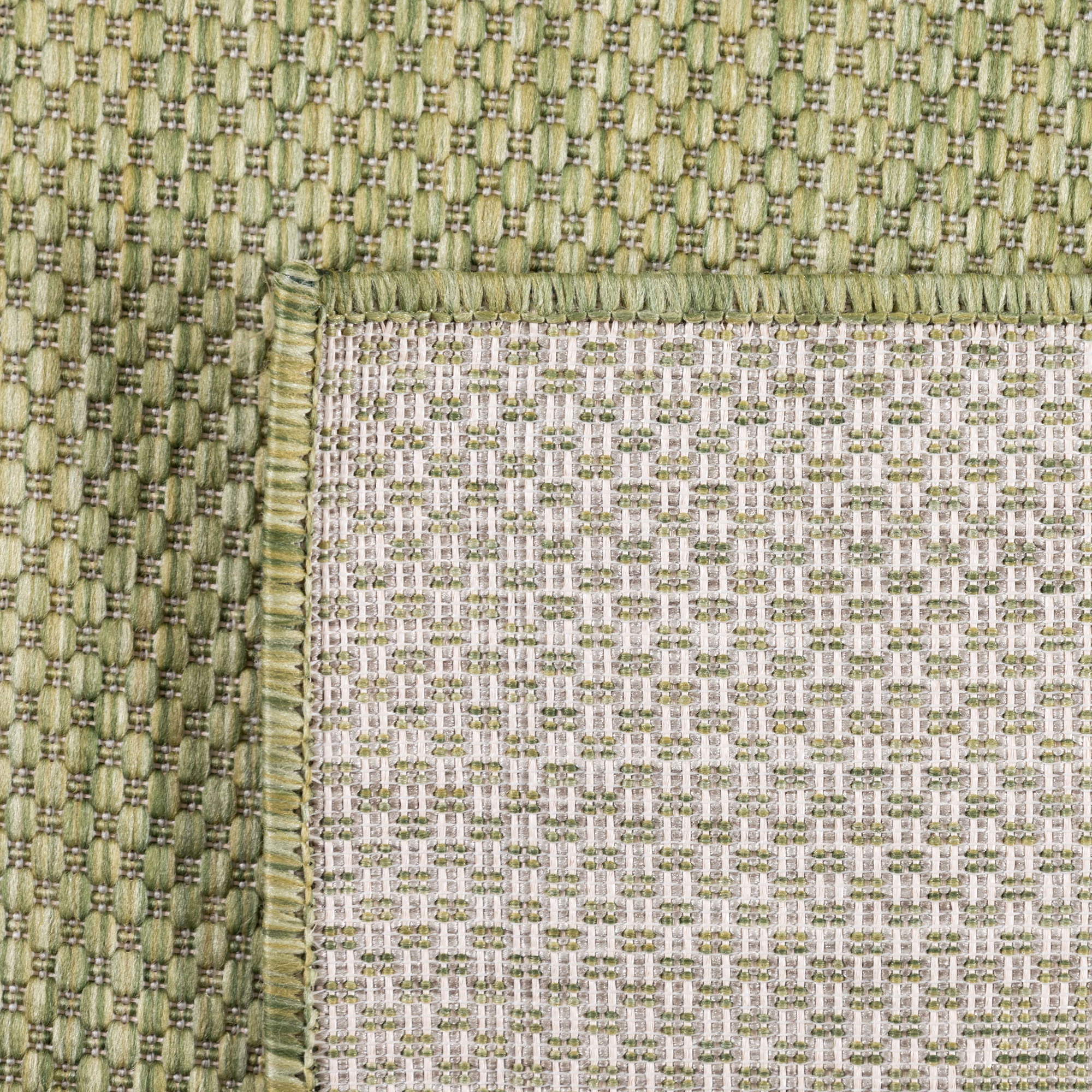 Round Outdoor Rug Plain Weatherproof Patio Kitchen Rug Flat Weave