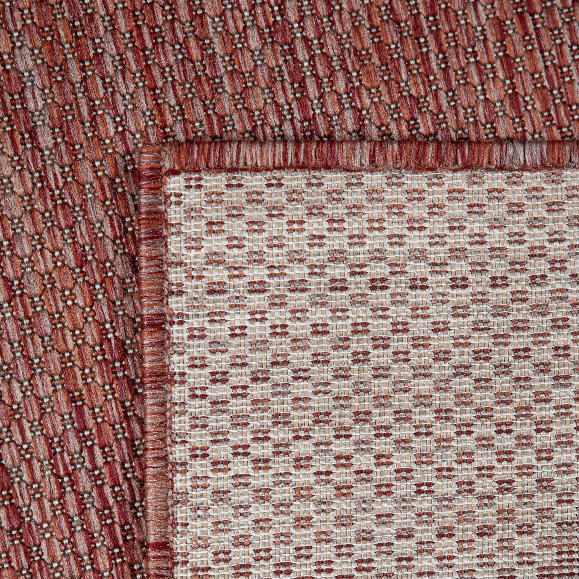 Round Outdoor Rug Plain Weatherproof Patio Kitchen Rug Flat Weave