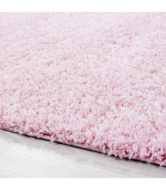 Tapis à poils longs à poils longs, tapis de salon, doux, uni en 14 couleurs