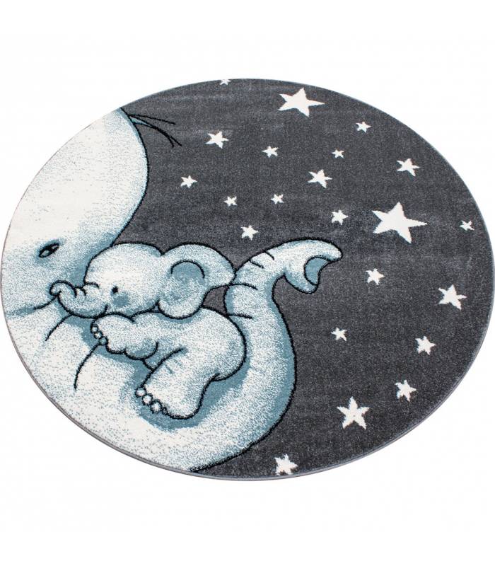 Tapis enfant poils courts phare bateau de mer chambre d'enfant gris beige